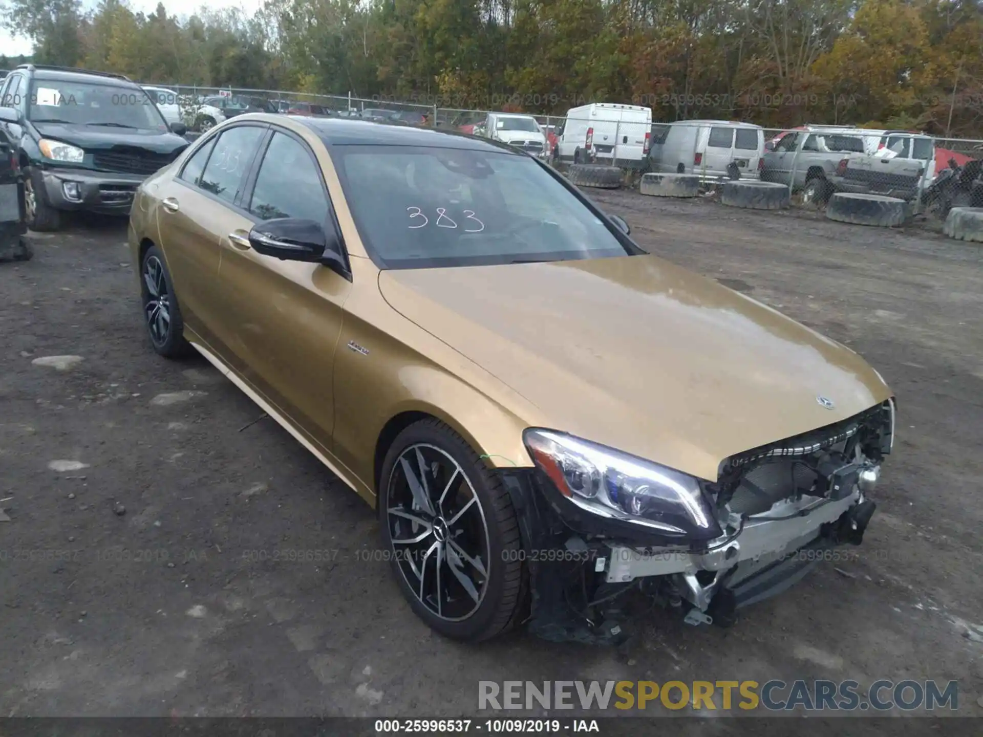 1 Photograph of a damaged car 55SWF6EB2KU295157 MERCEDES-BENZ C 2019