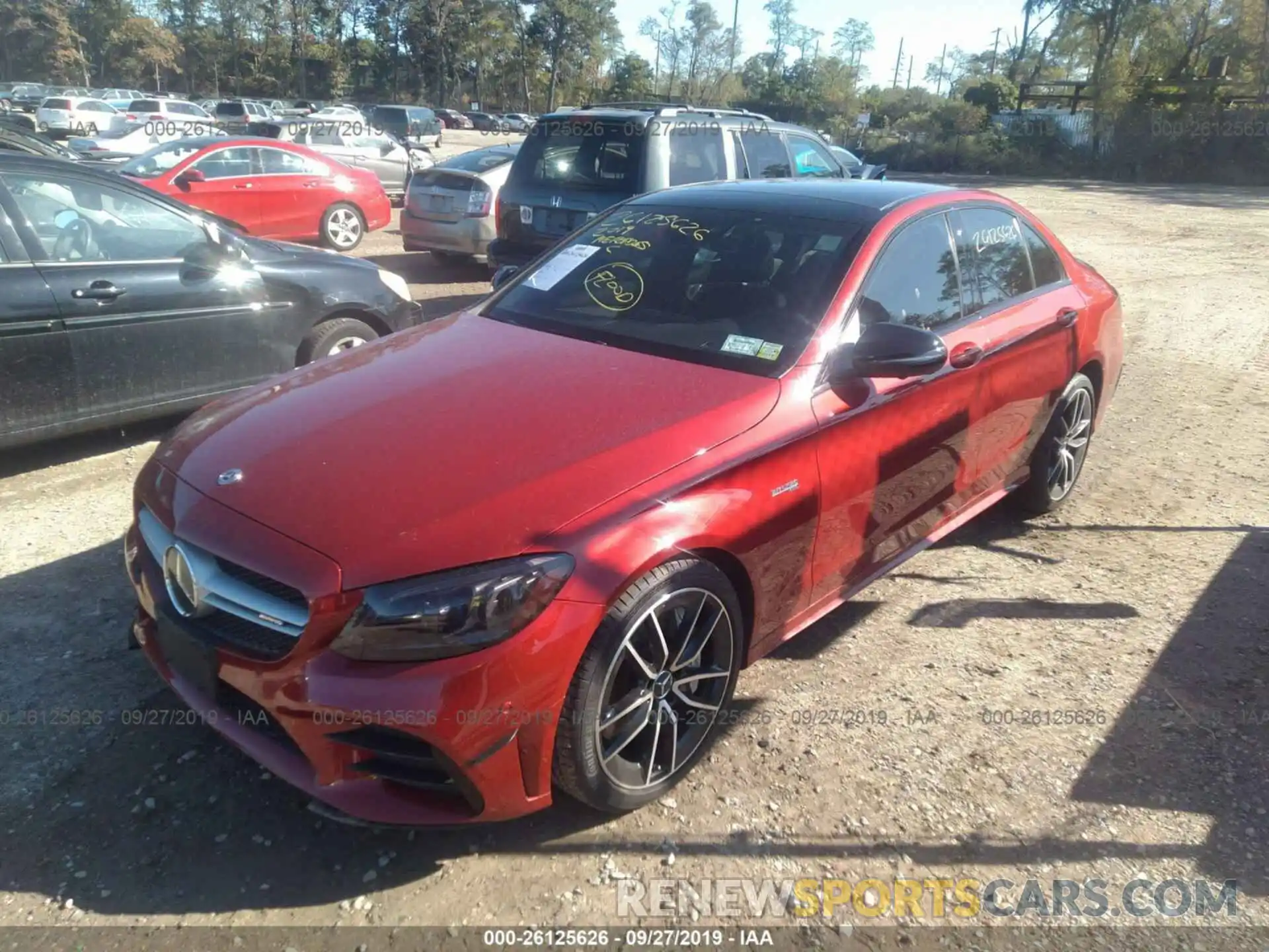 2 Photograph of a damaged car 55SWF6EB8KU283899 MERCEDES-BENZ C 2019