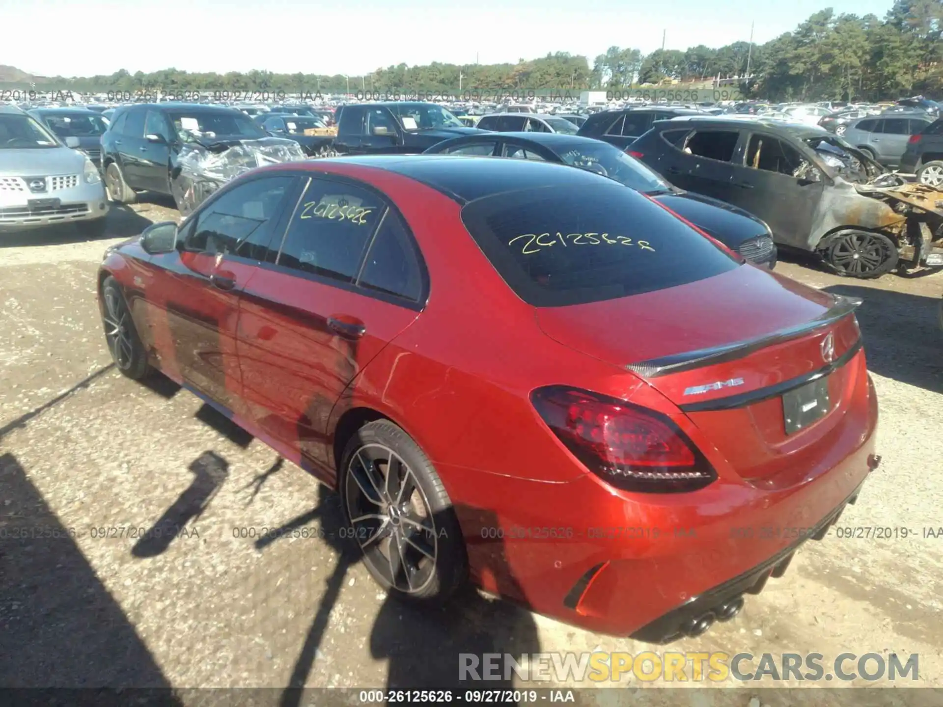 3 Photograph of a damaged car 55SWF6EB8KU283899 MERCEDES-BENZ C 2019