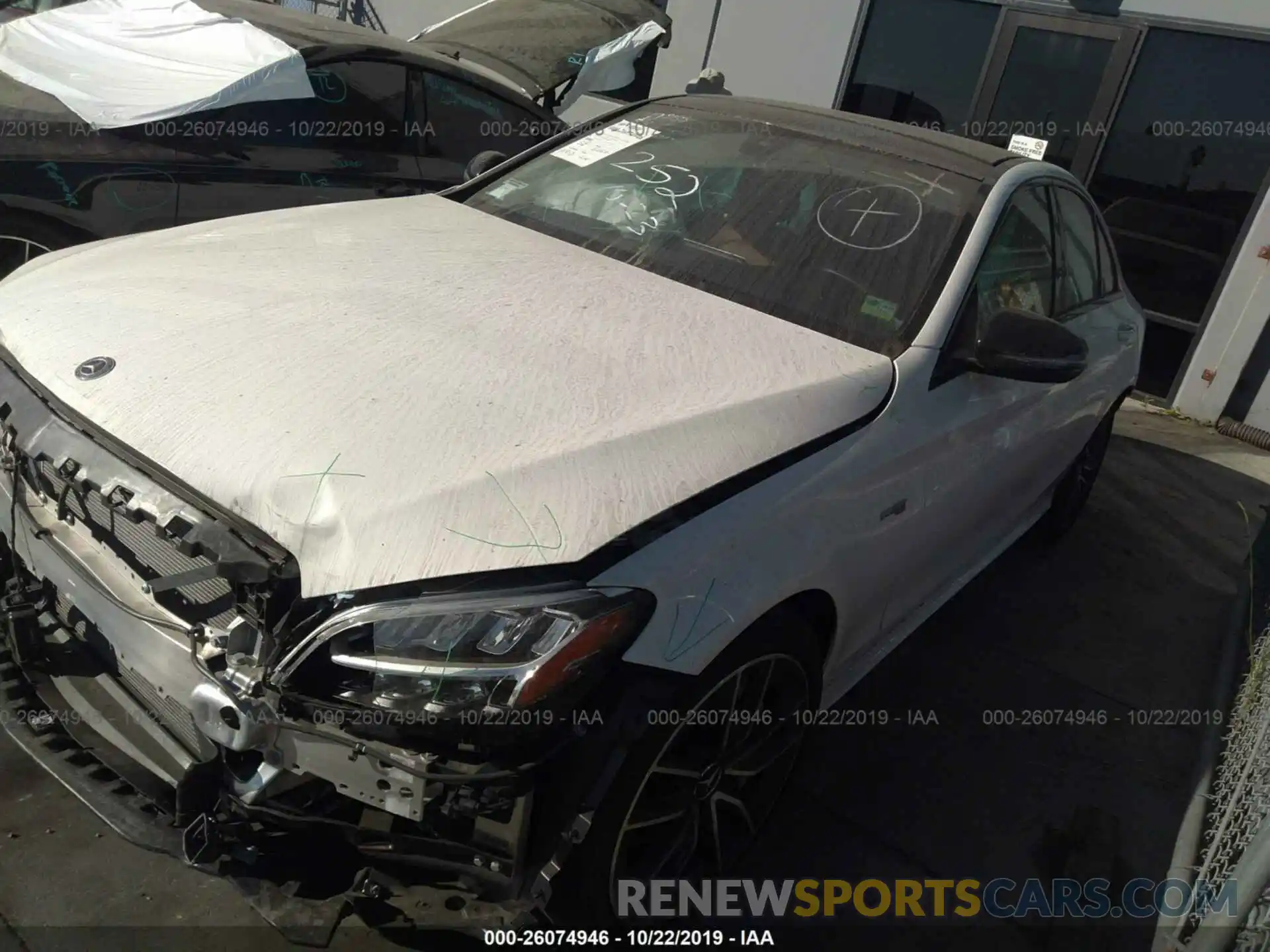 2 Photograph of a damaged car 55SWF6EB9KU285015 MERCEDES-BENZ C 2019