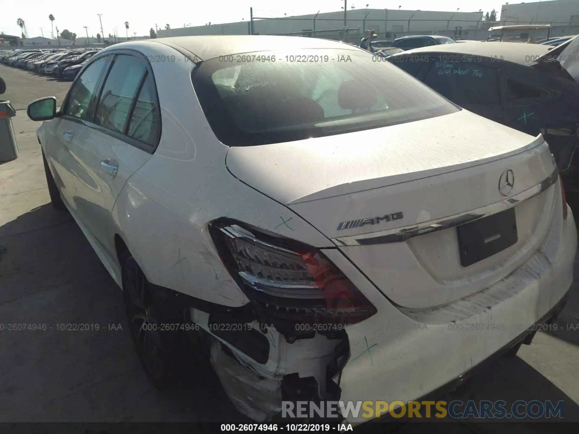 3 Photograph of a damaged car 55SWF6EB9KU285015 MERCEDES-BENZ C 2019