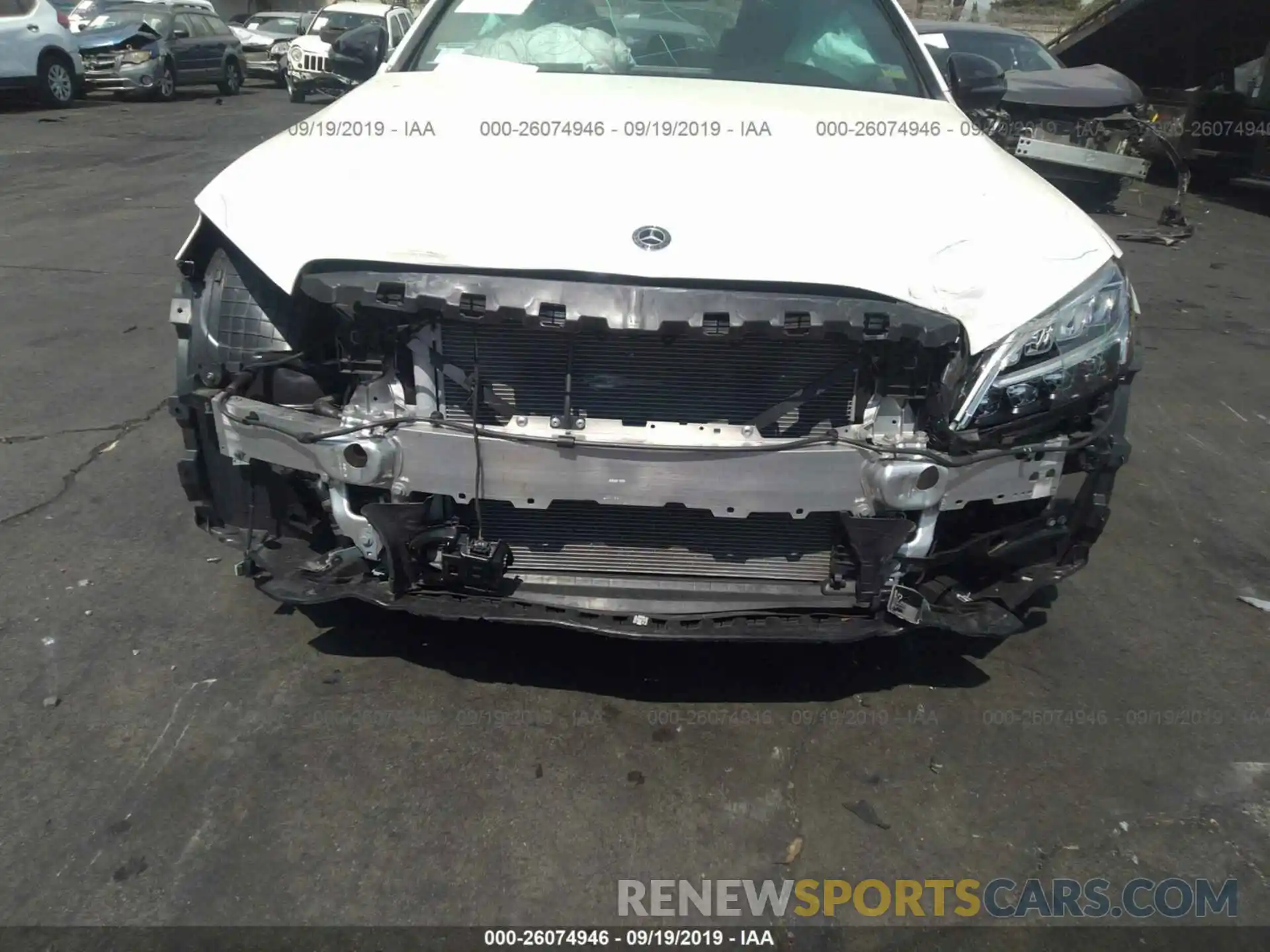 6 Photograph of a damaged car 55SWF6EB9KU285015 MERCEDES-BENZ C 2019