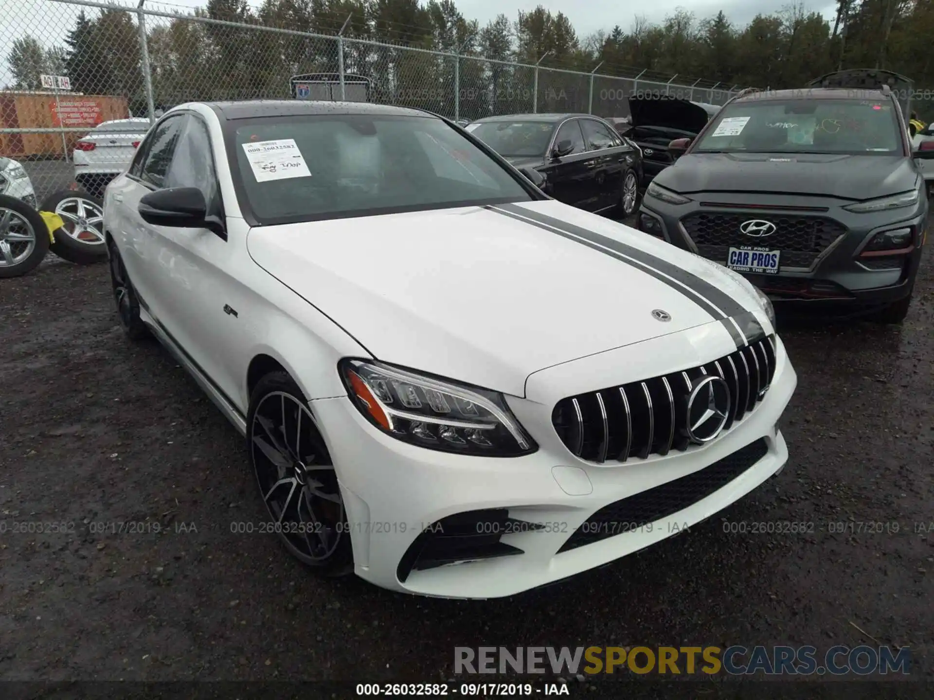 1 Photograph of a damaged car 55SWF6EB9KU310902 MERCEDES-BENZ C 2019