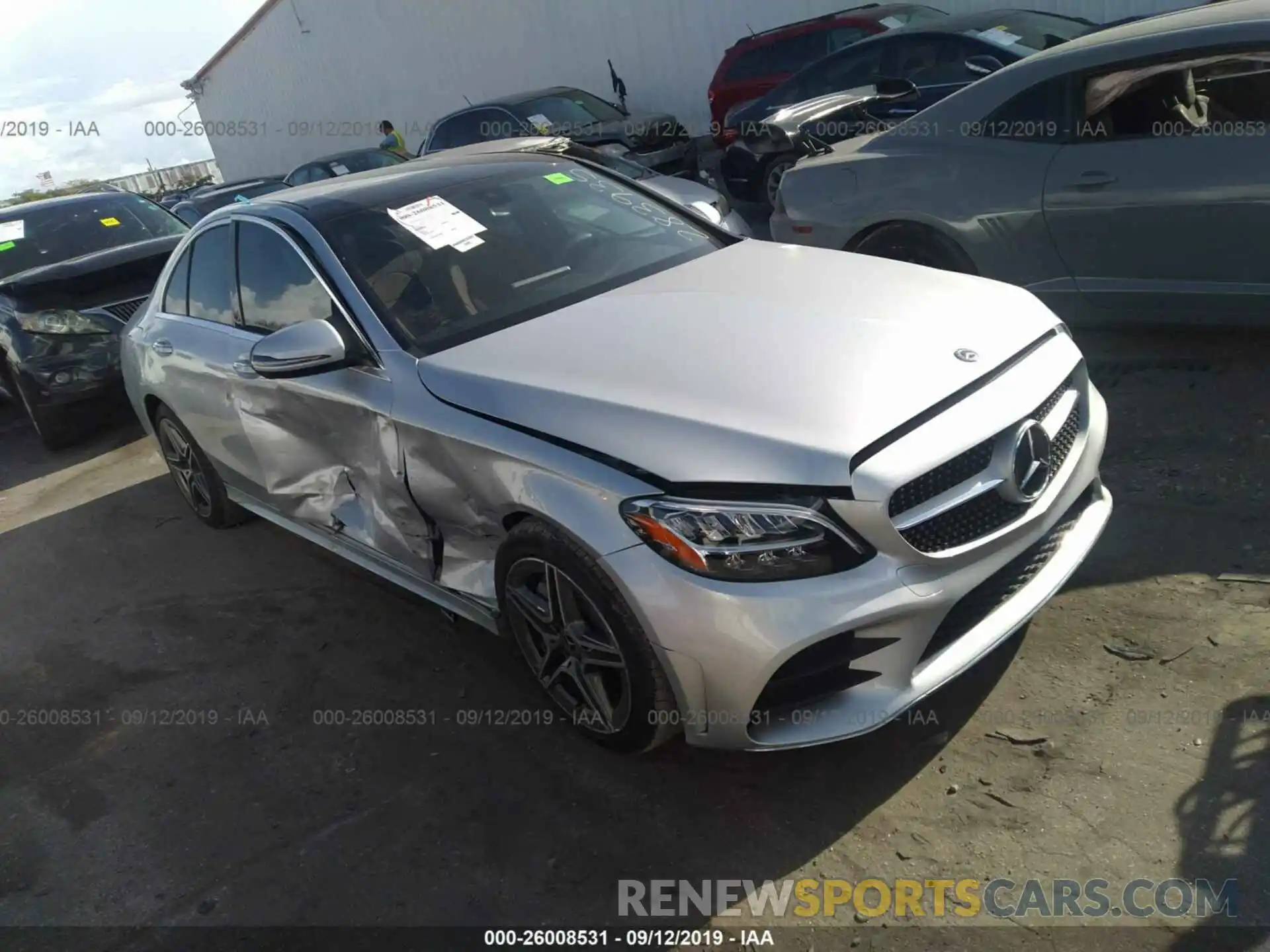 1 Photograph of a damaged car 55SWF8DB1KU283935 MERCEDES-BENZ C 2019