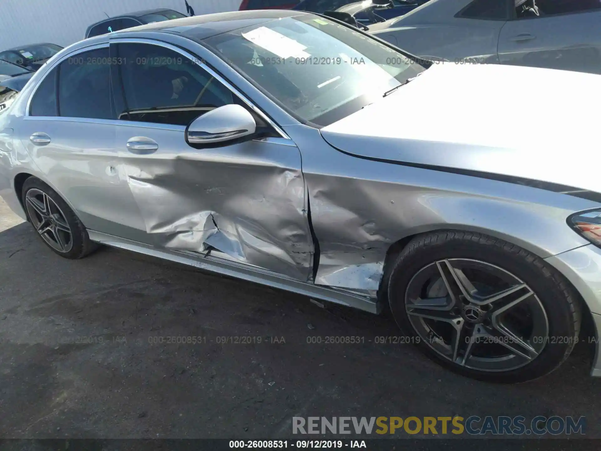 6 Photograph of a damaged car 55SWF8DB1KU283935 MERCEDES-BENZ C 2019