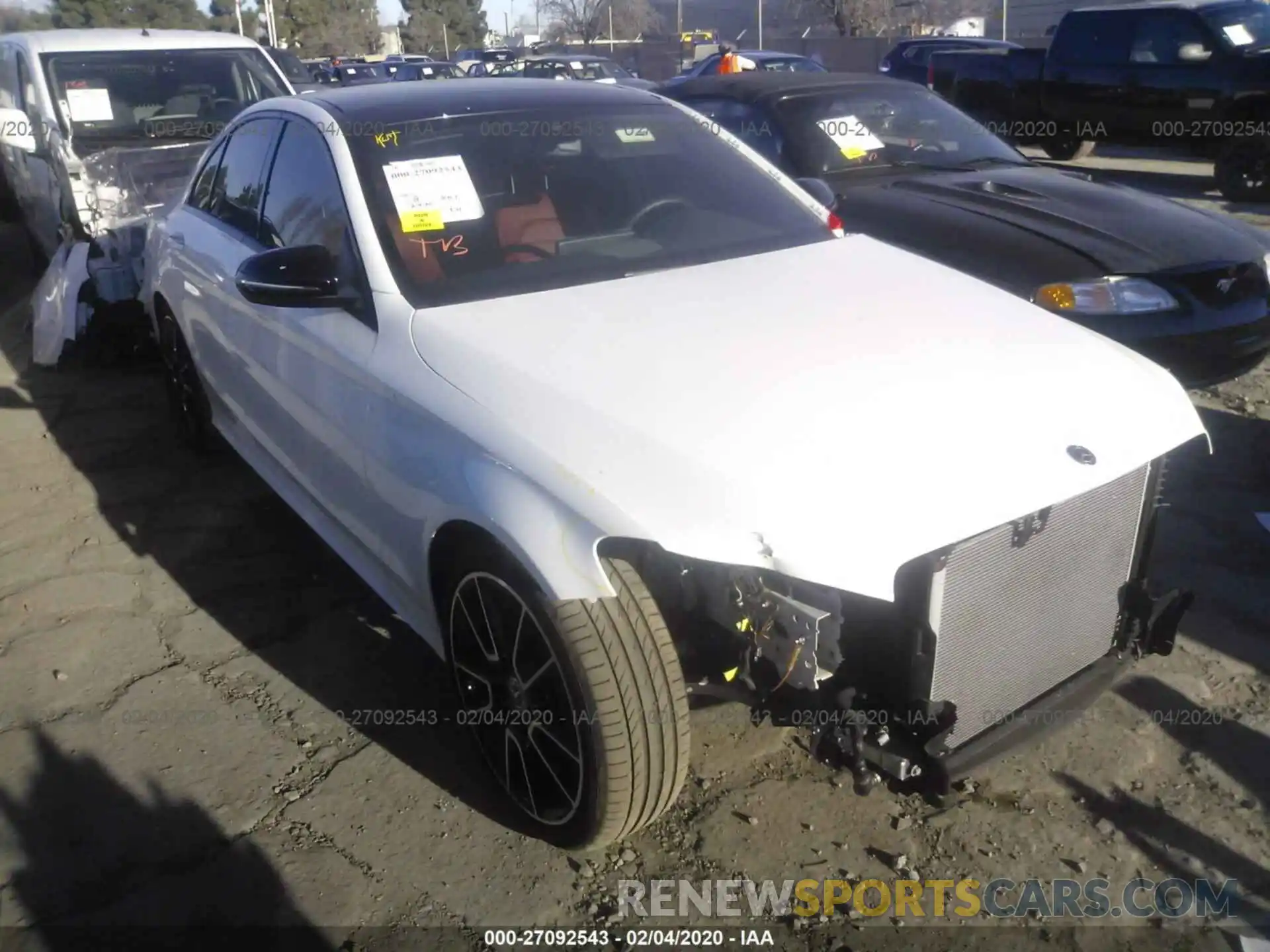 1 Photograph of a damaged car 55SWF8DB1KU302497 MERCEDES-BENZ C 2019