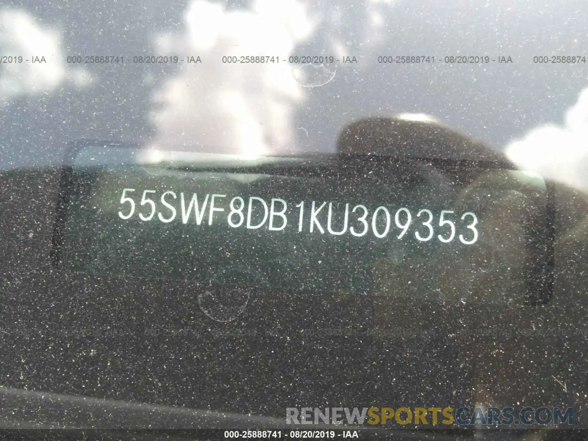 9 Photograph of a damaged car 55SWF8DB1KU309353 MERCEDES-BENZ C 2019