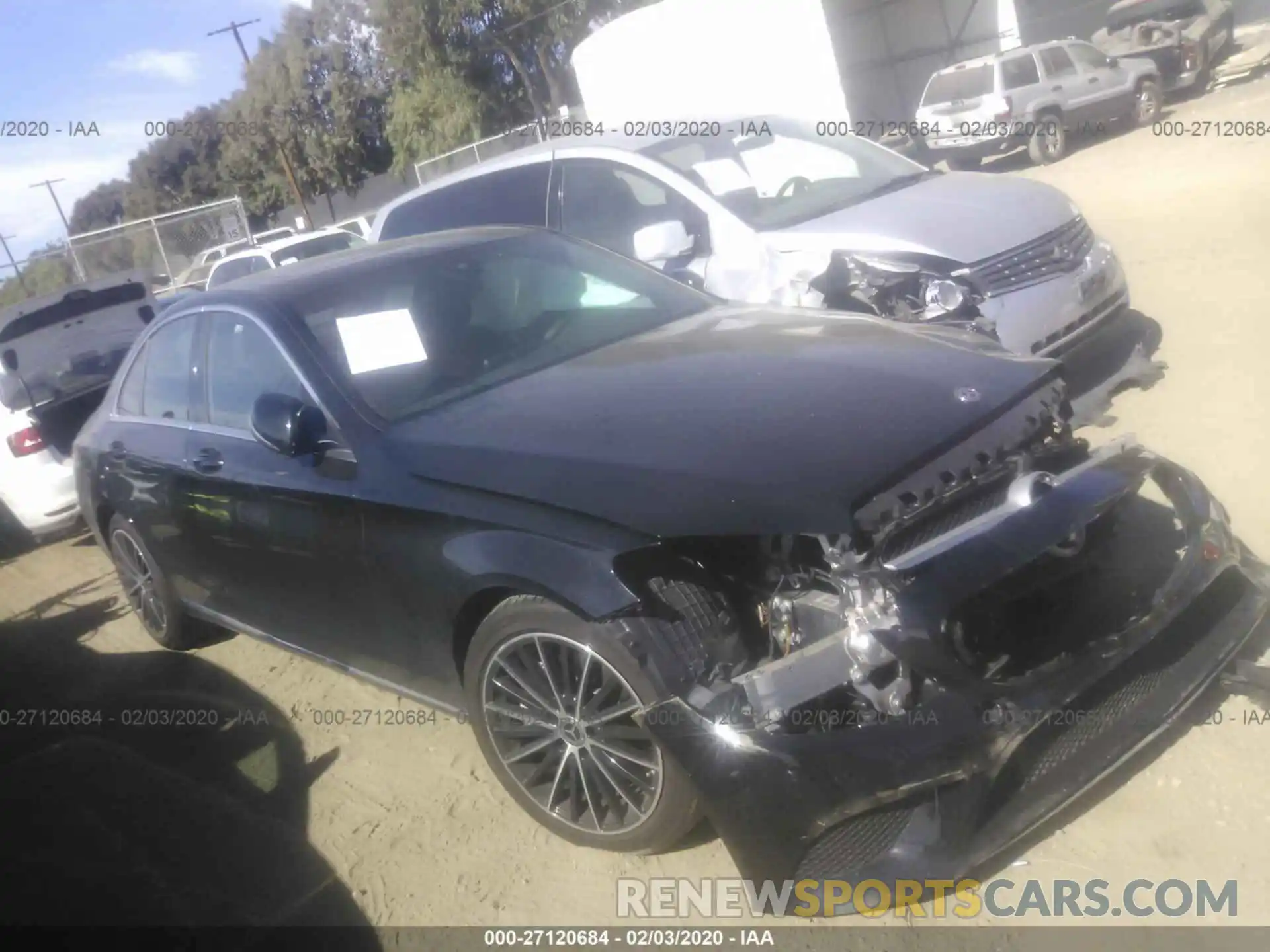 1 Photograph of a damaged car 55SWF8DB4KU313154 MERCEDES-BENZ C 2019