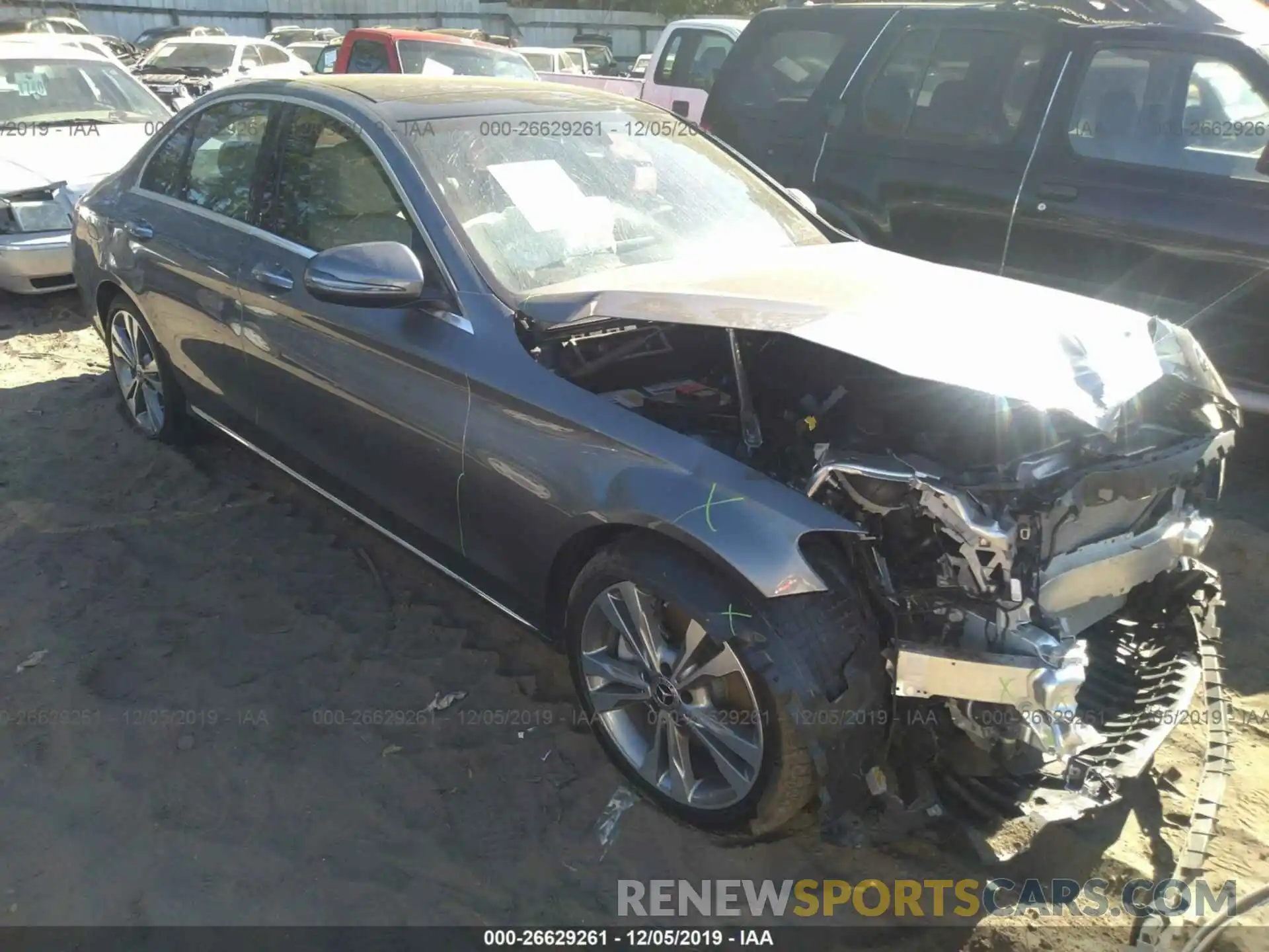 1 Photograph of a damaged car 55SWF8DB4KU316751 MERCEDES-BENZ C 2019