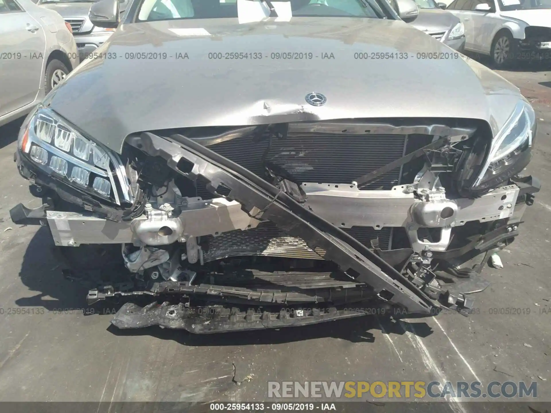 6 Photograph of a damaged car 55SWF8DB5KU294338 MERCEDES-BENZ C 2019