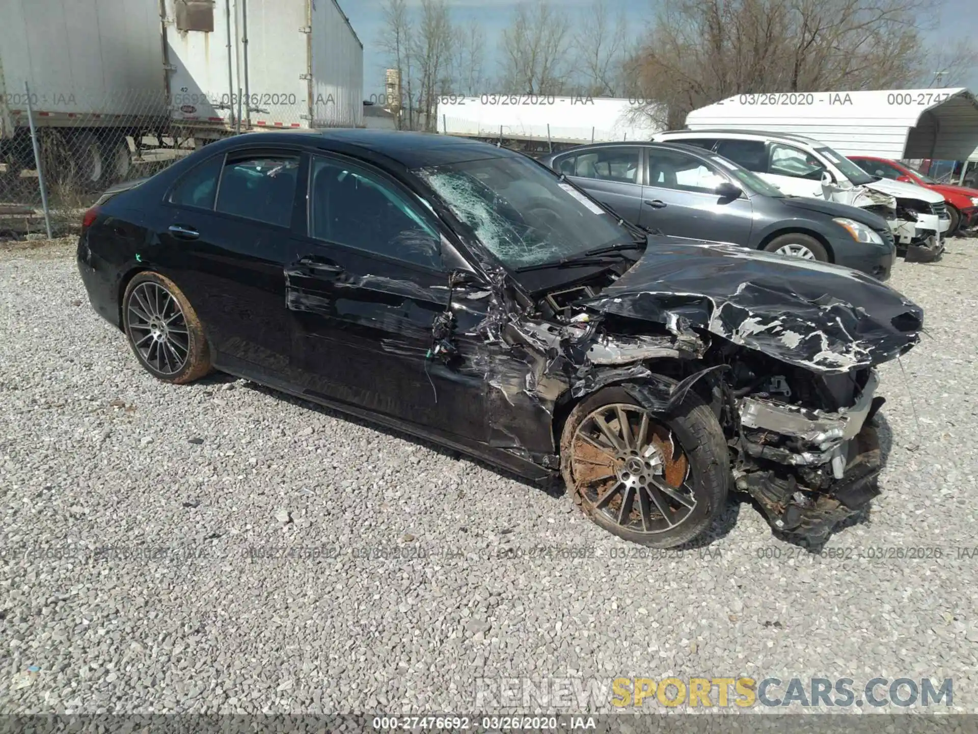 1 Photograph of a damaged car 55SWF8DB5KU312935 MERCEDES-BENZ C 2019