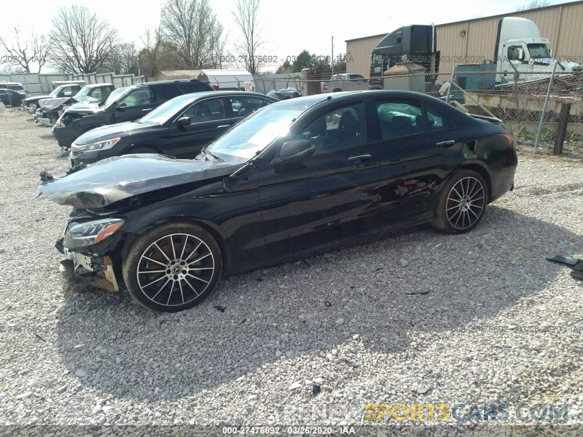 2 Photograph of a damaged car 55SWF8DB5KU312935 MERCEDES-BENZ C 2019