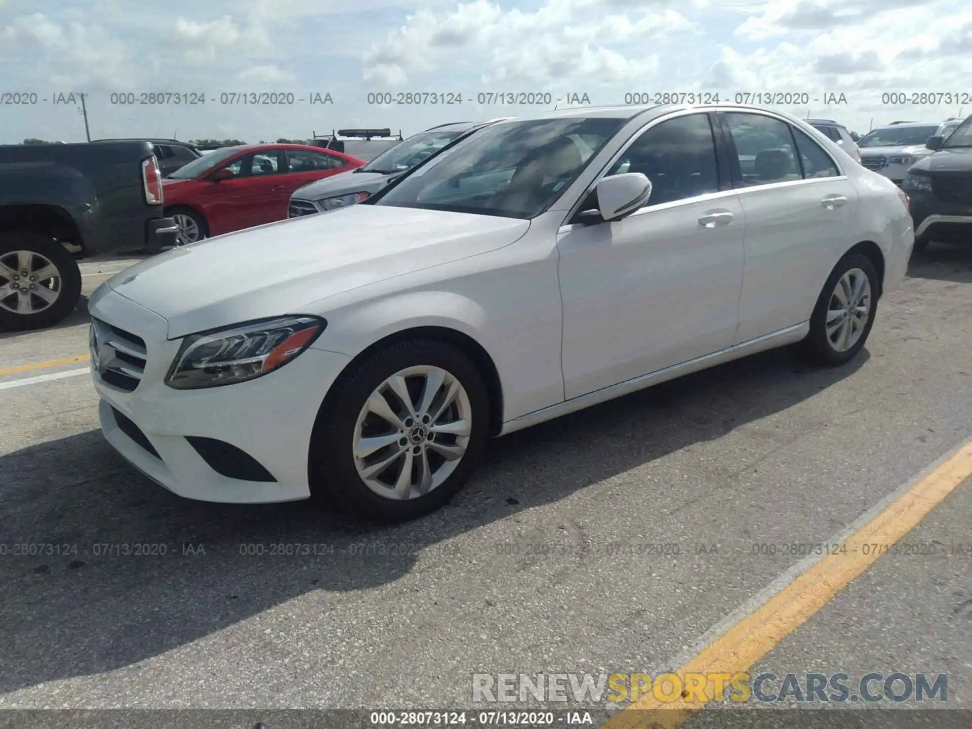 2 Photograph of a damaged car 55SWF8DB6KU293974 MERCEDES-BENZ C 2019