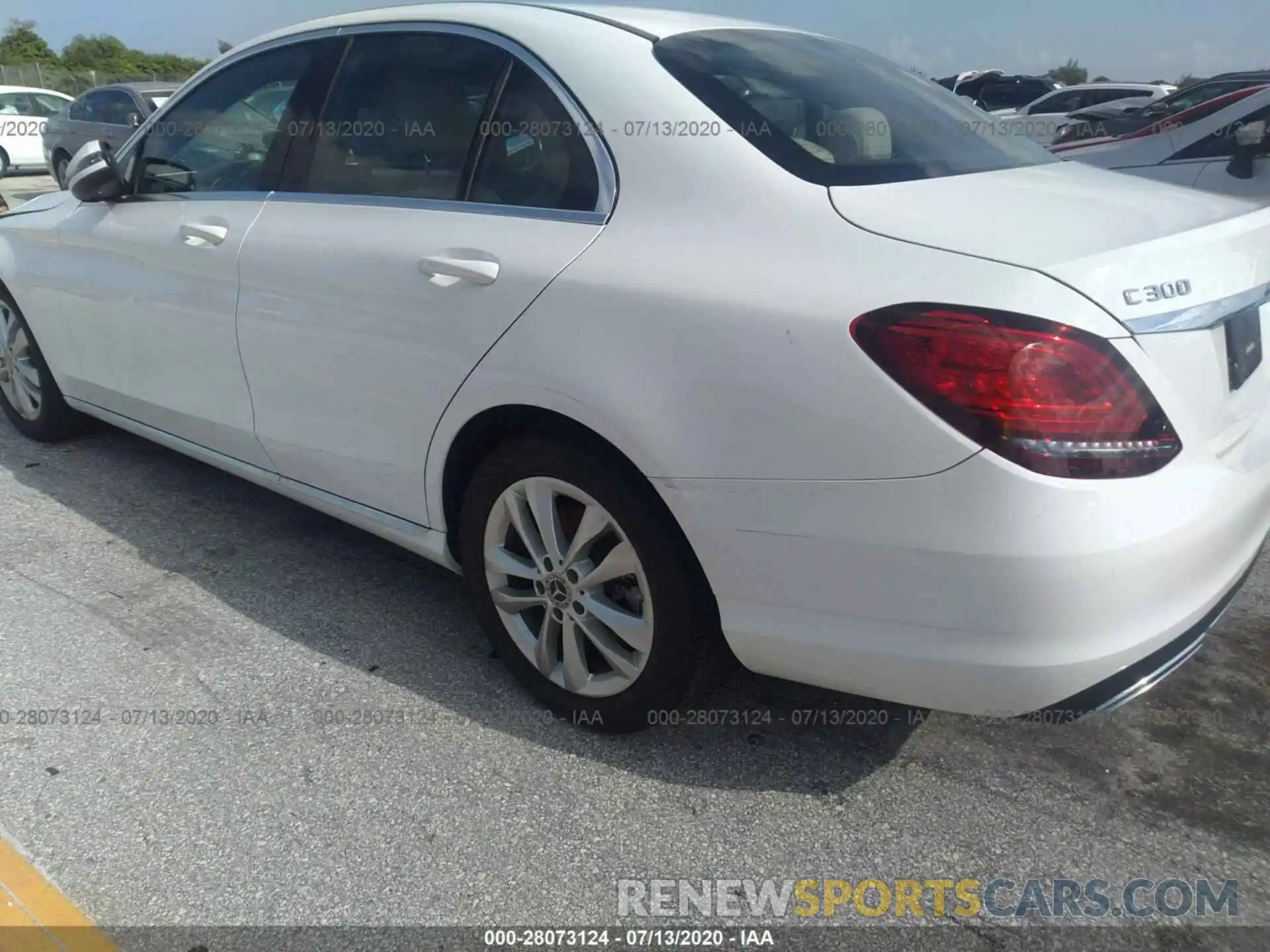 6 Photograph of a damaged car 55SWF8DB6KU293974 MERCEDES-BENZ C 2019