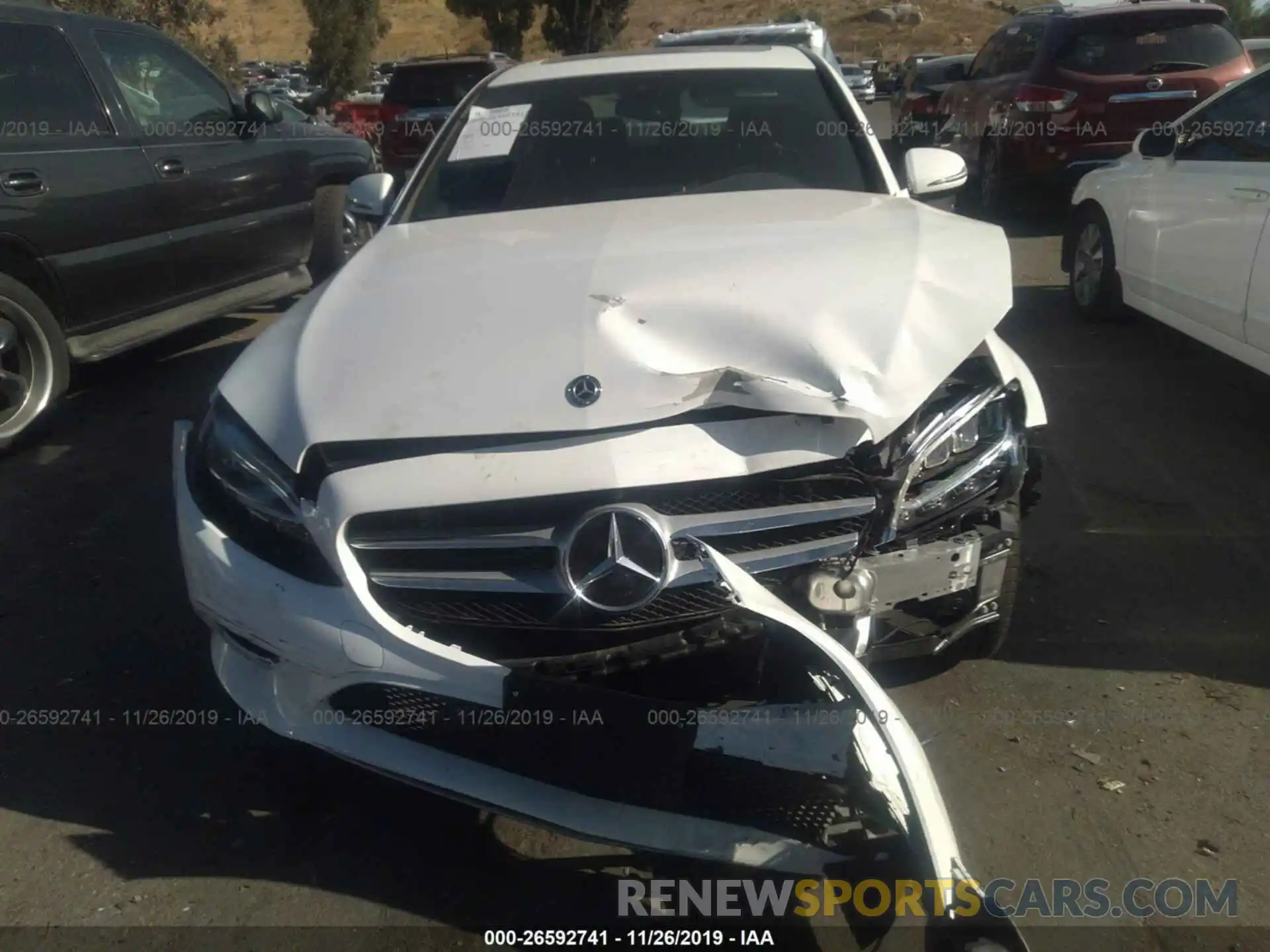 6 Photograph of a damaged car 55SWF8DB6KU303077 MERCEDES-BENZ C 2019