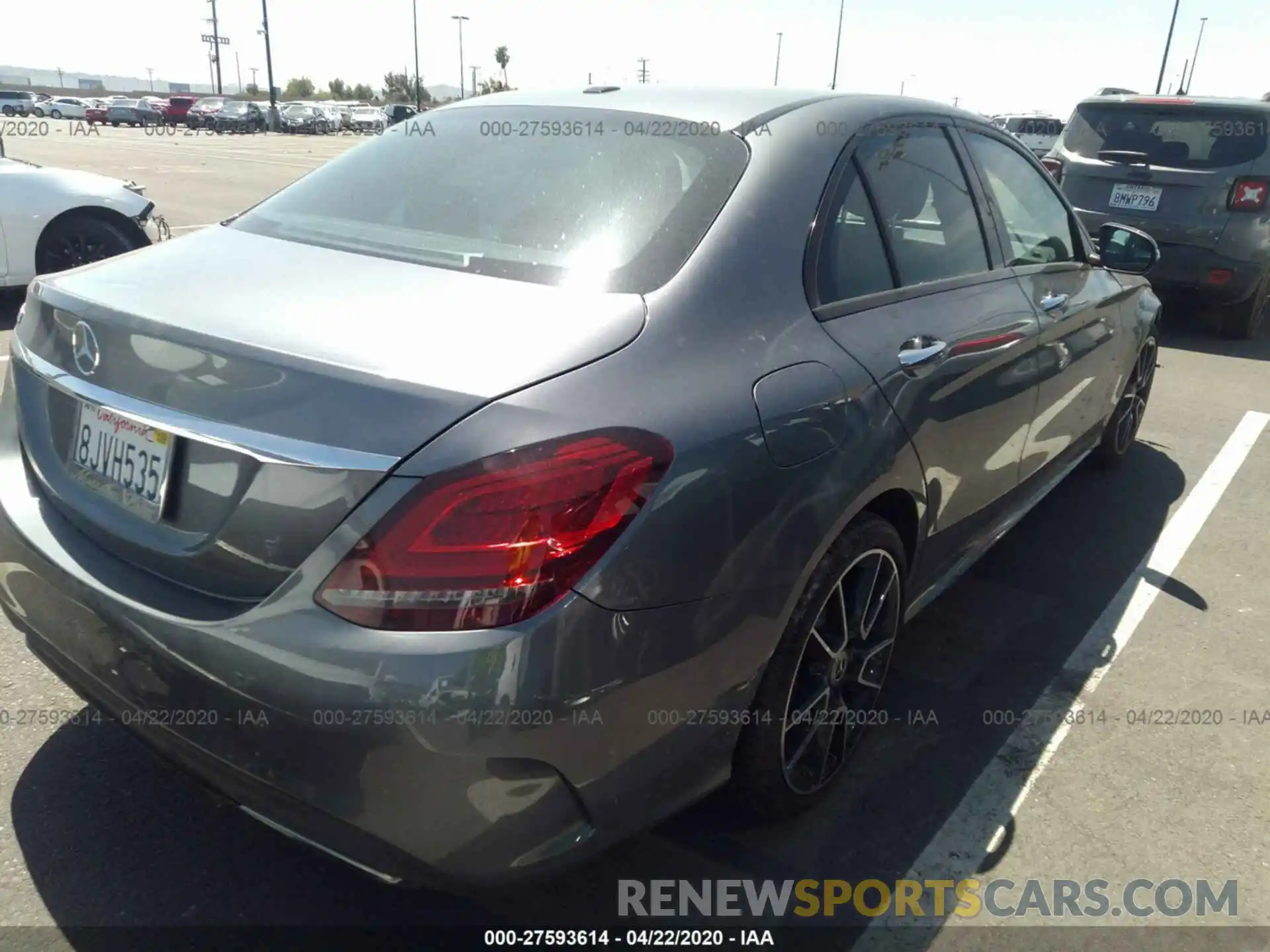 4 Photograph of a damaged car 55SWF8DB6KU315441 MERCEDES-BENZ C 2019