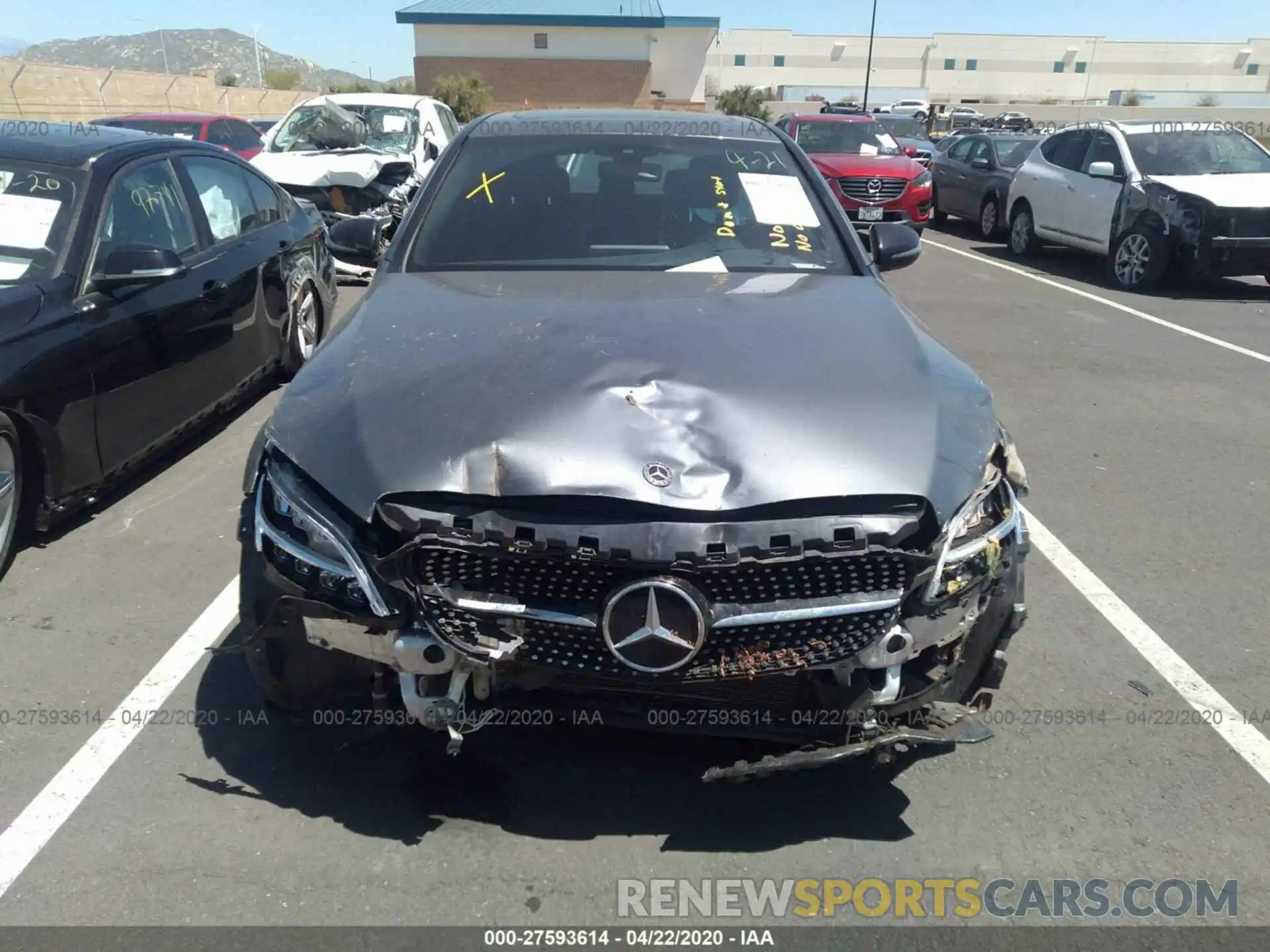 6 Photograph of a damaged car 55SWF8DB6KU315441 MERCEDES-BENZ C 2019