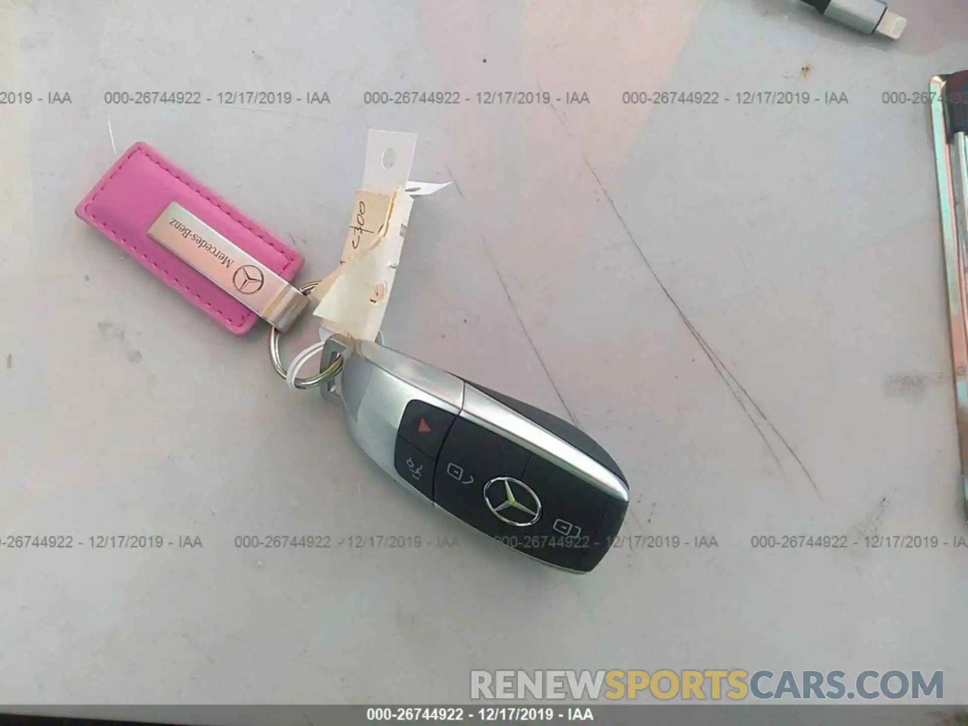 11 Photograph of a damaged car 55SWF8DB6KU322034 MERCEDES-BENZ C 2019