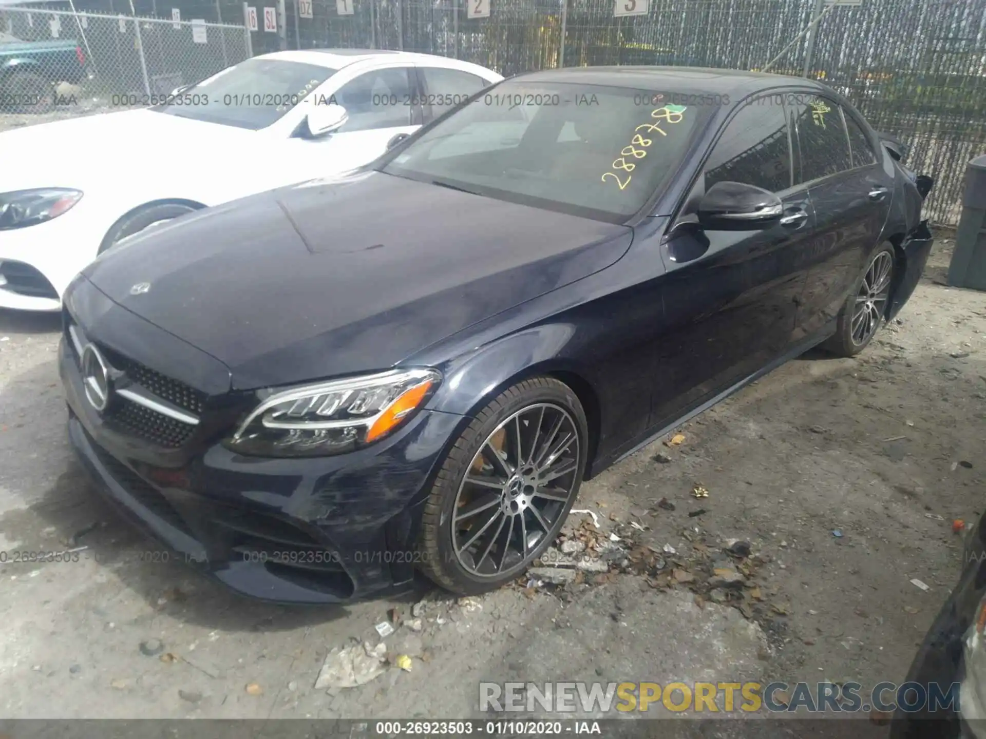 2 Photograph of a damaged car 55SWF8DB7KU288878 MERCEDES-BENZ C 2019