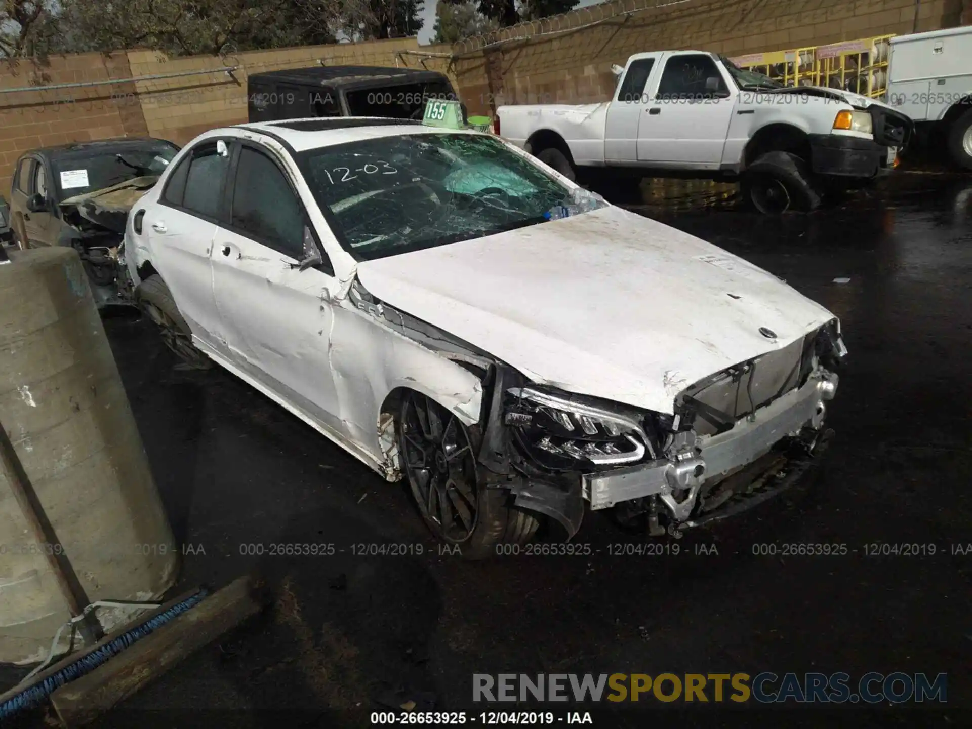 1 Photograph of a damaged car 55SWF8DB7KU312032 MERCEDES-BENZ C 2019