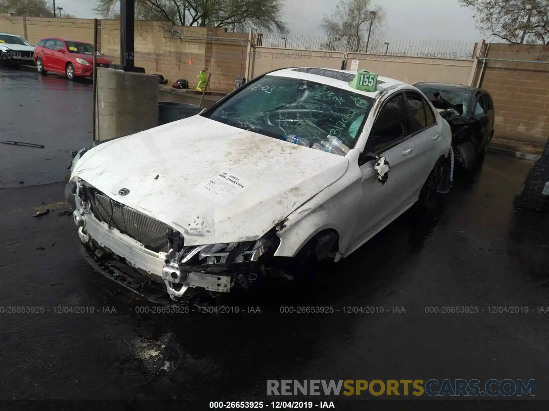 2 Photograph of a damaged car 55SWF8DB7KU312032 MERCEDES-BENZ C 2019