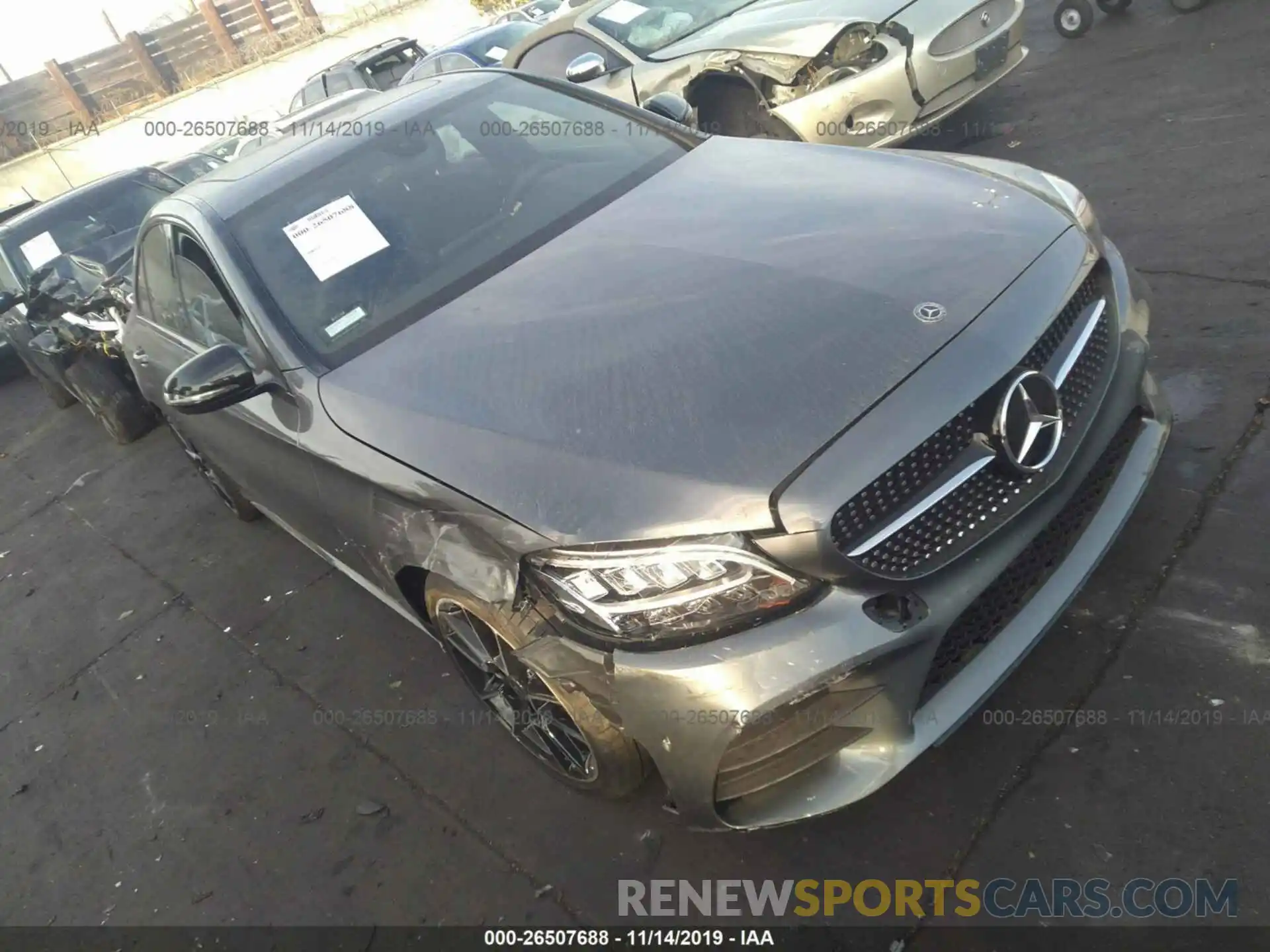 1 Photograph of a damaged car 55SWF8DB8KU320298 MERCEDES-BENZ C 2019