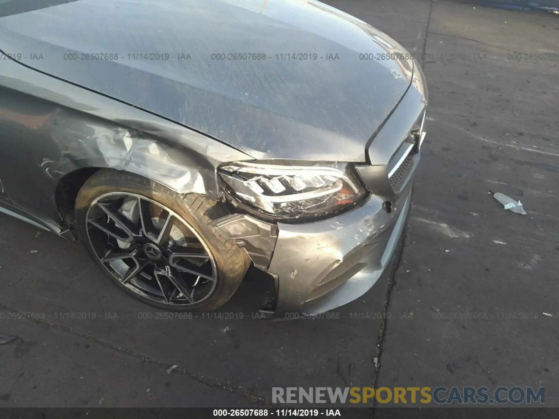 6 Photograph of a damaged car 55SWF8DB8KU320298 MERCEDES-BENZ C 2019