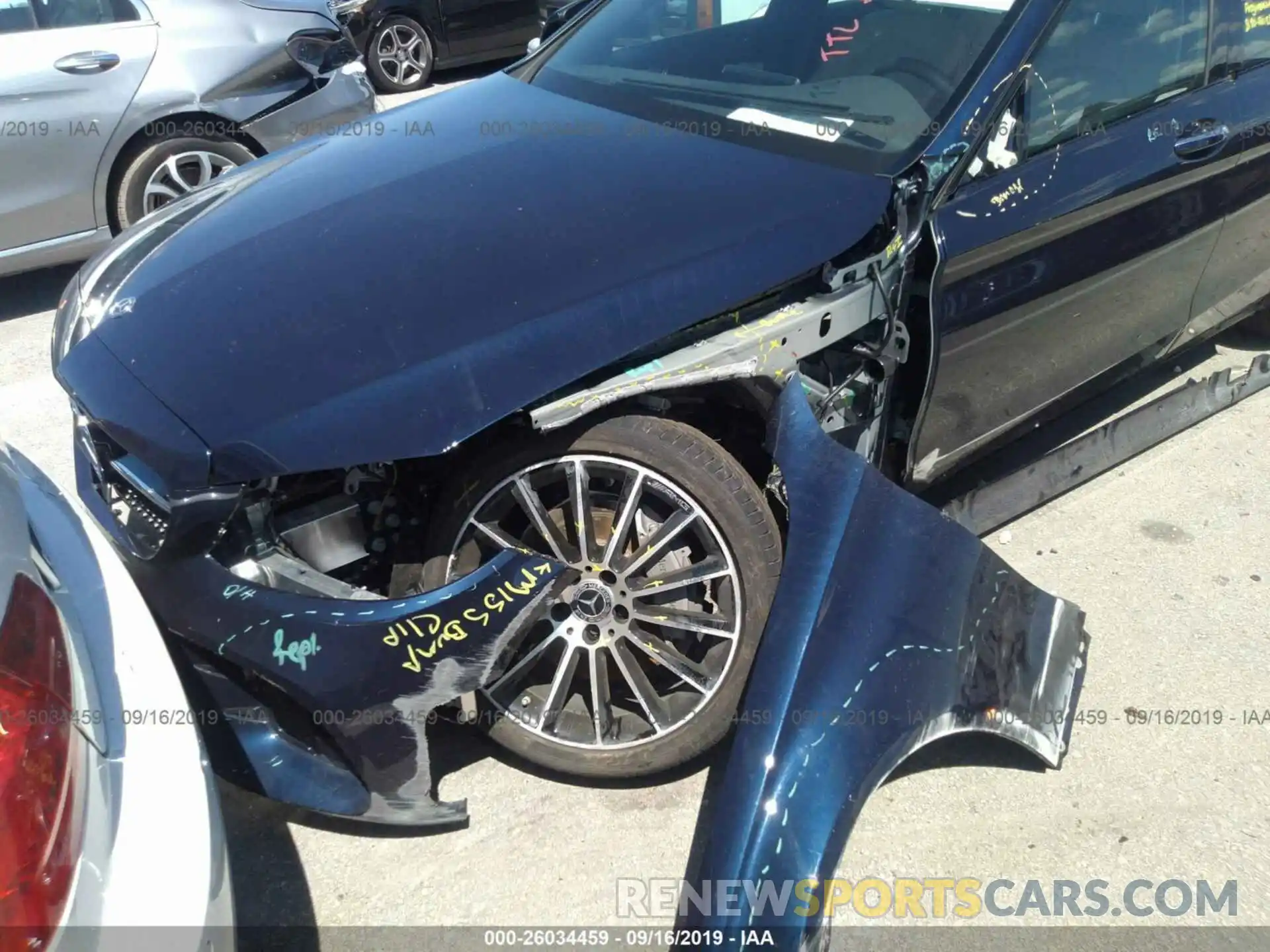 6 Photograph of a damaged car 55SWF8DB9KU296187 MERCEDES-BENZ C 2019