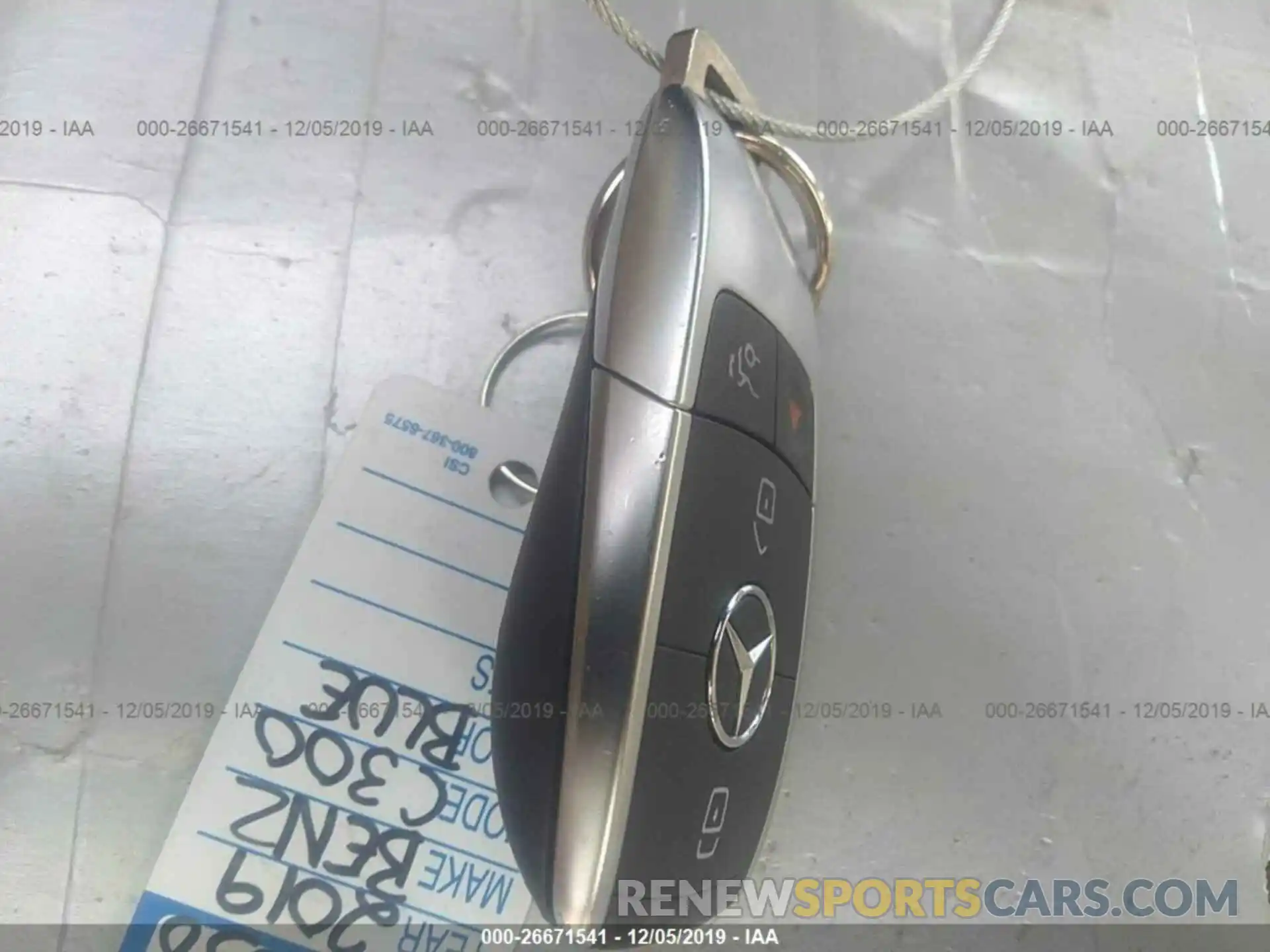 11 Photograph of a damaged car 55SWF8DB9KU296397 MERCEDES-BENZ C 2019