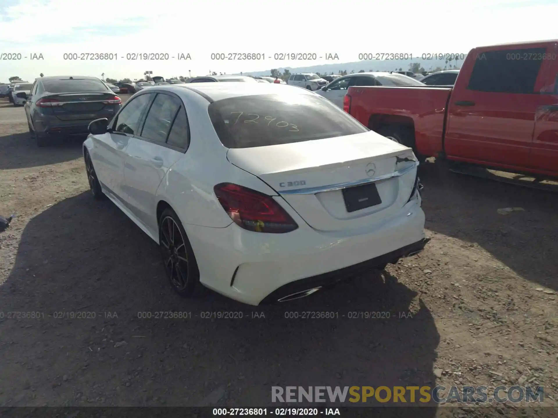 3 Photograph of a damaged car 55SWF8DB9KU309424 MERCEDES-BENZ C 2019