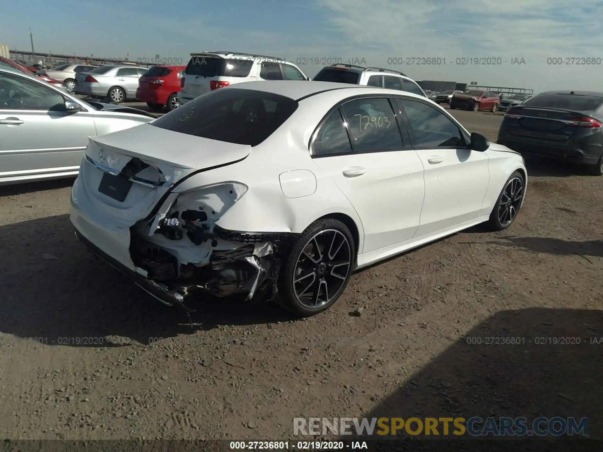 4 Photograph of a damaged car 55SWF8DB9KU309424 MERCEDES-BENZ C 2019