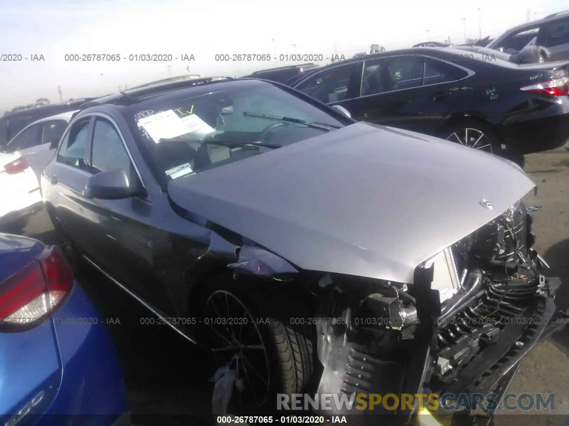 1 Photograph of a damaged car 55SWF8DBXKU283383 MERCEDES-BENZ C 2019