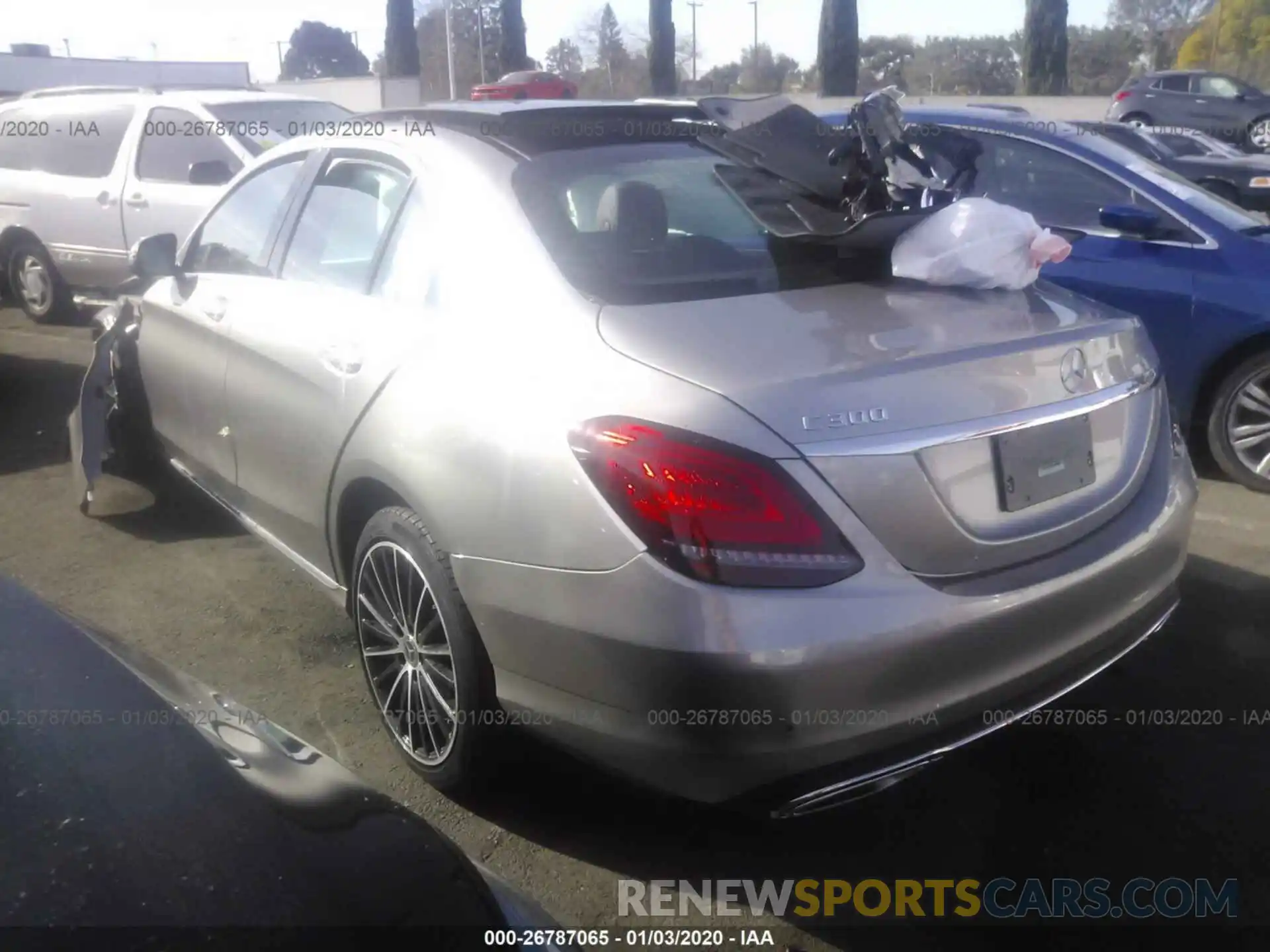 3 Photograph of a damaged car 55SWF8DBXKU283383 MERCEDES-BENZ C 2019