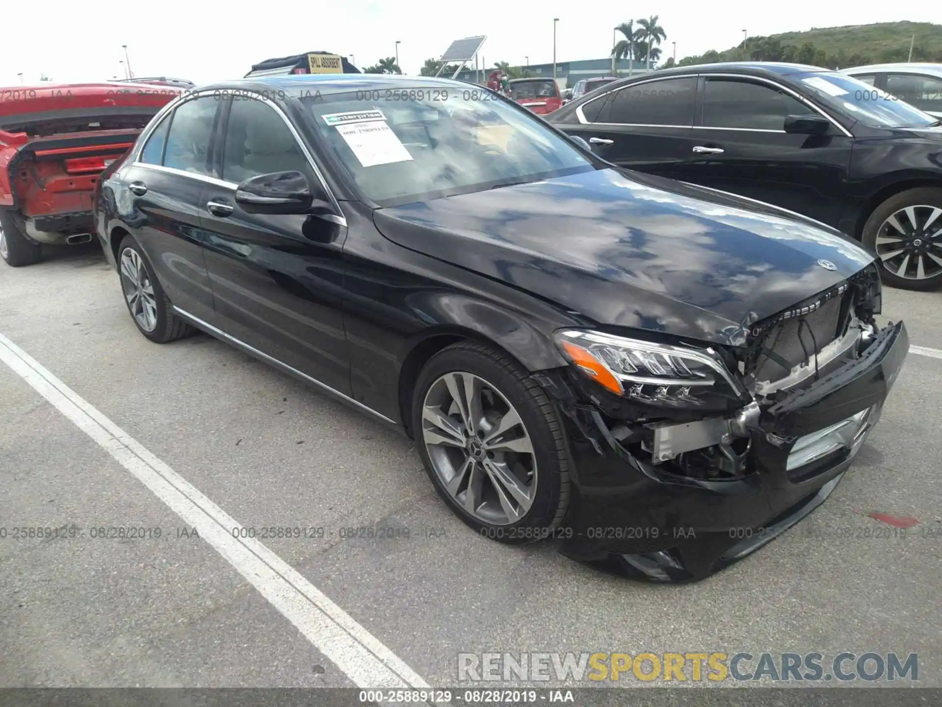 1 Photograph of a damaged car 55SWF8DBXKU307231 MERCEDES-BENZ C 2019