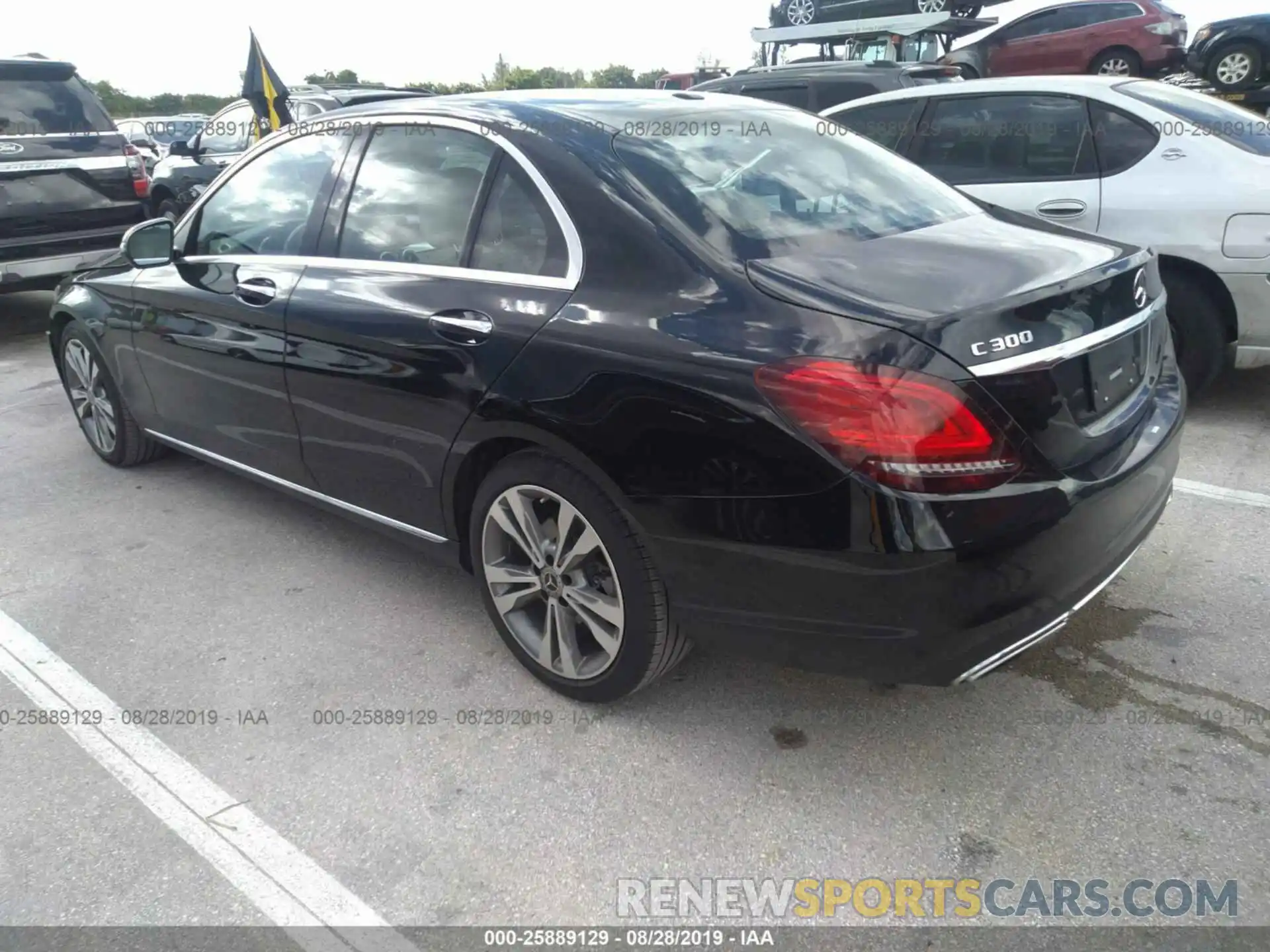 3 Photograph of a damaged car 55SWF8DBXKU307231 MERCEDES-BENZ C 2019