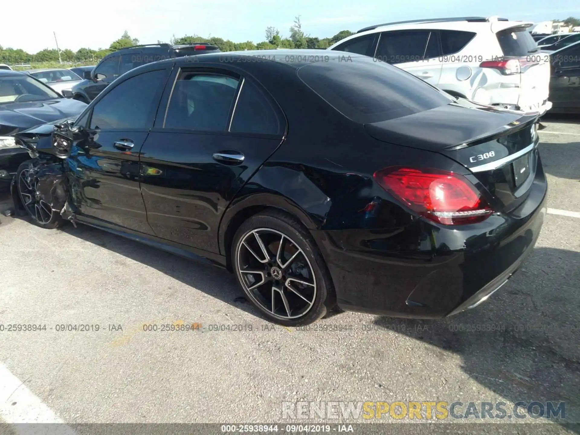 3 Photograph of a damaged car 55SWF8DBXKU322134 MERCEDES-BENZ C 2019