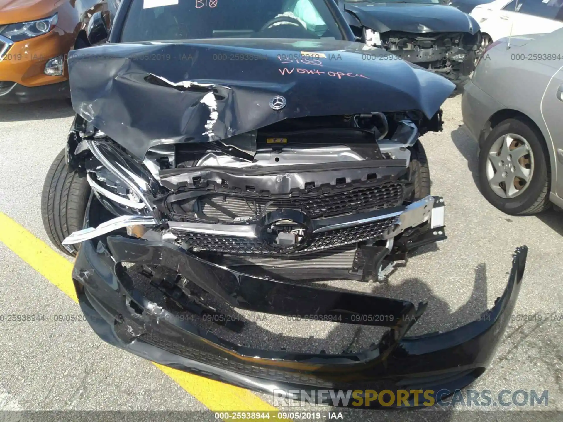 6 Photograph of a damaged car 55SWF8DBXKU322134 MERCEDES-BENZ C 2019