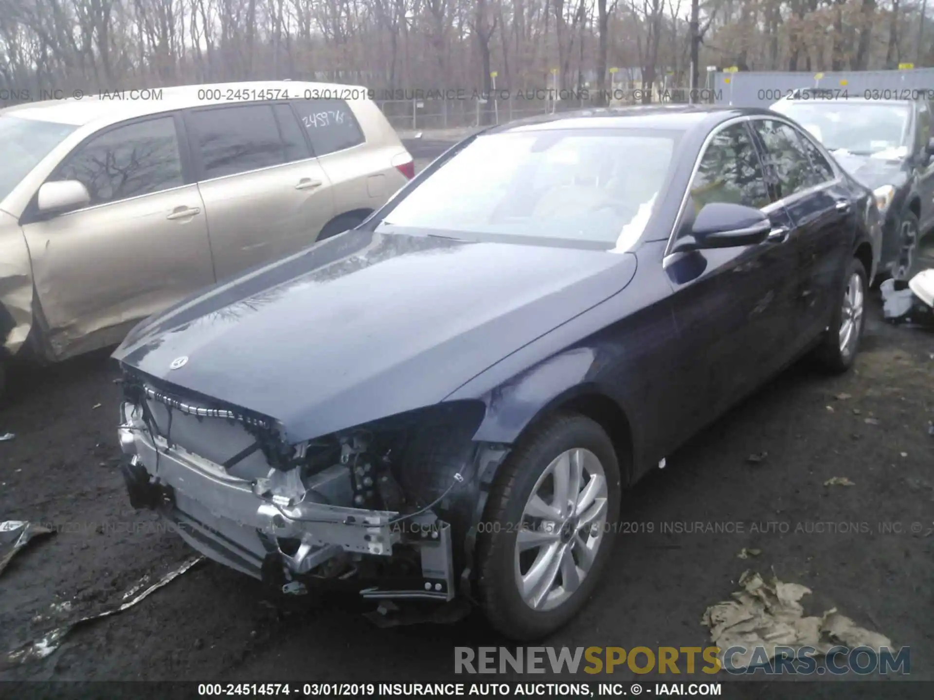 2 Photograph of a damaged car 55SWF8EB0KU293743 MERCEDES-BENZ C 2019