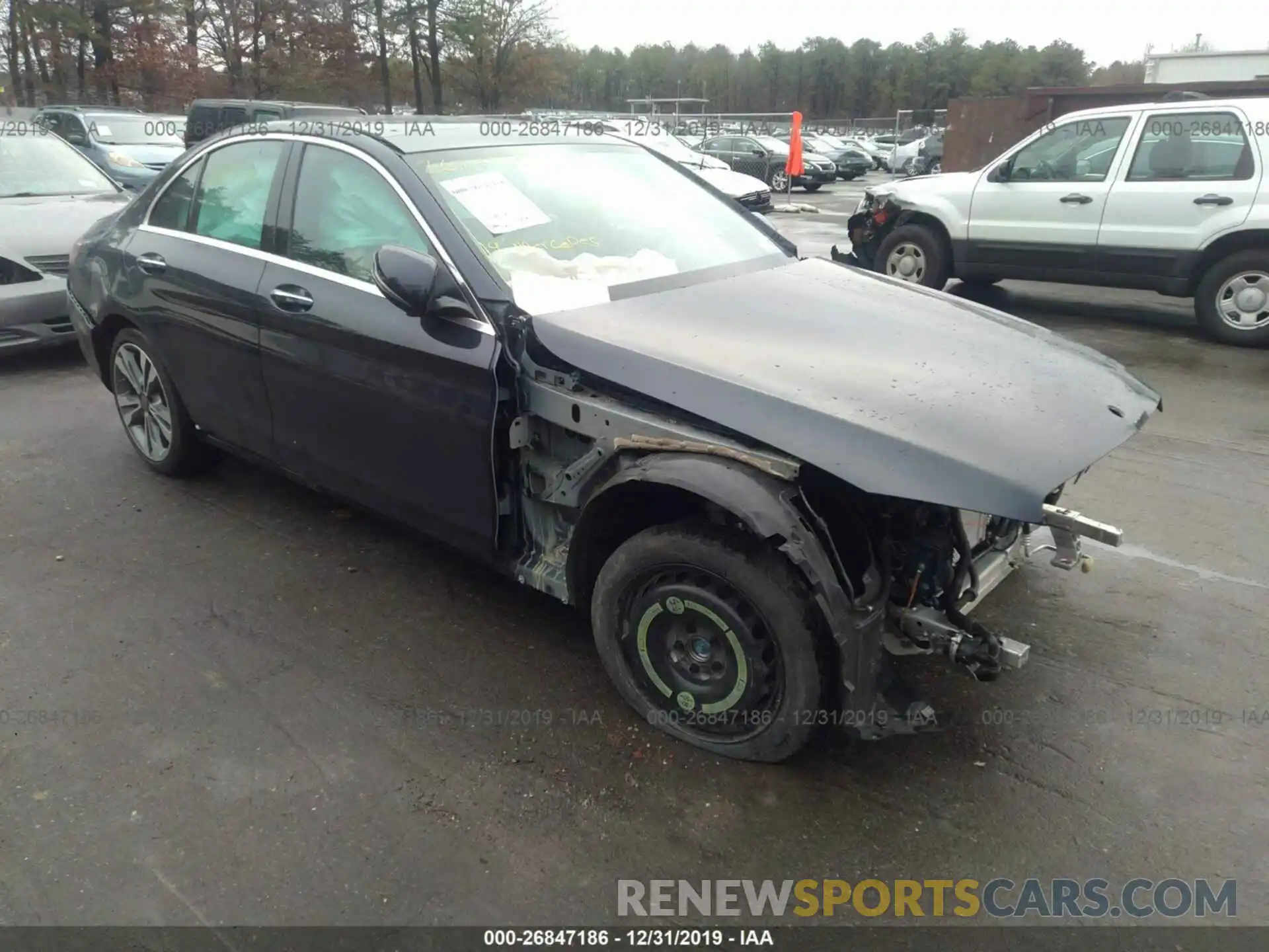 1 Photograph of a damaged car 55SWF8EB0KU311531 MERCEDES-BENZ C 2019