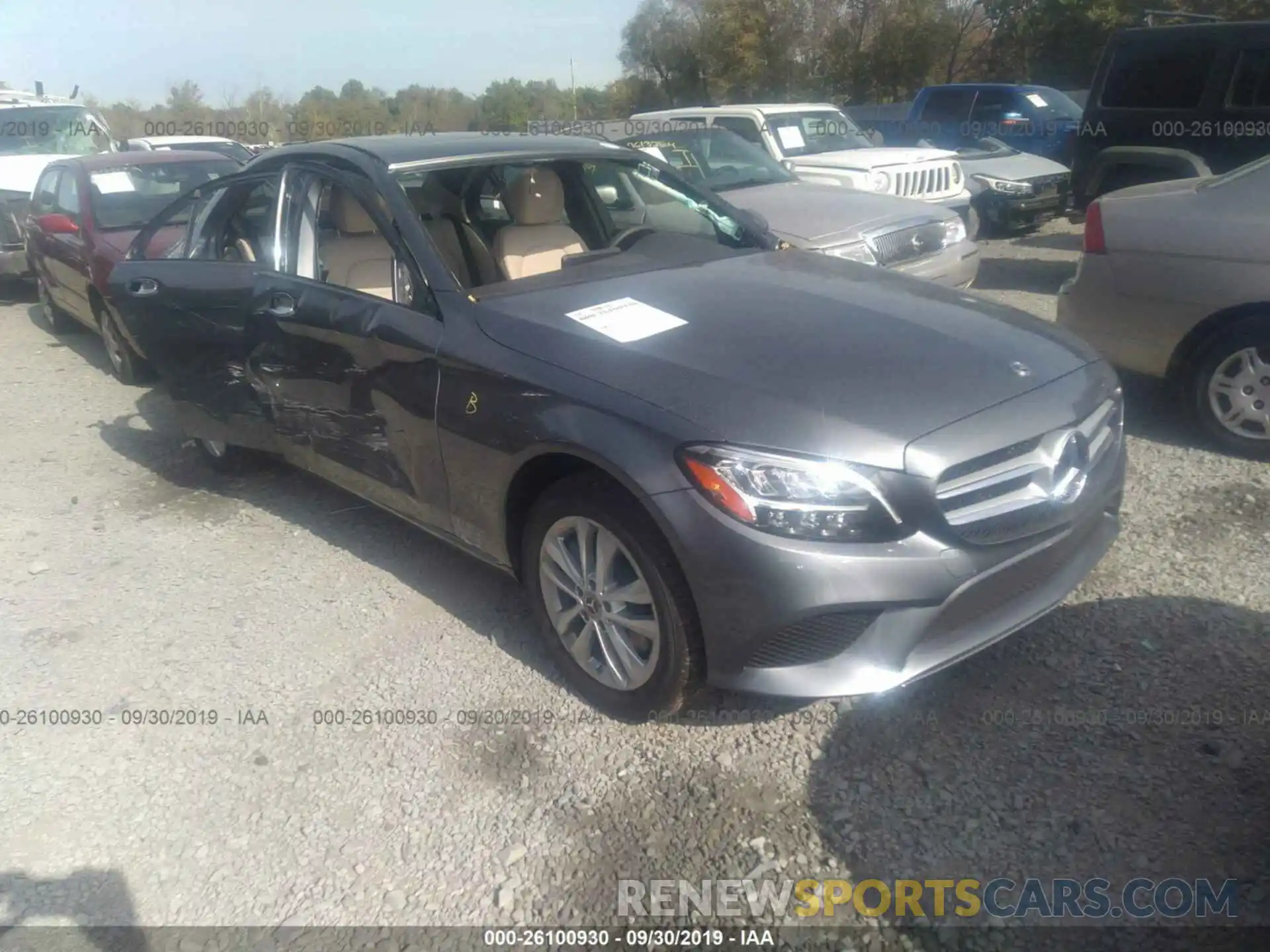 1 Photograph of a damaged car 55SWF8EB0KU321802 MERCEDES-BENZ C 2019