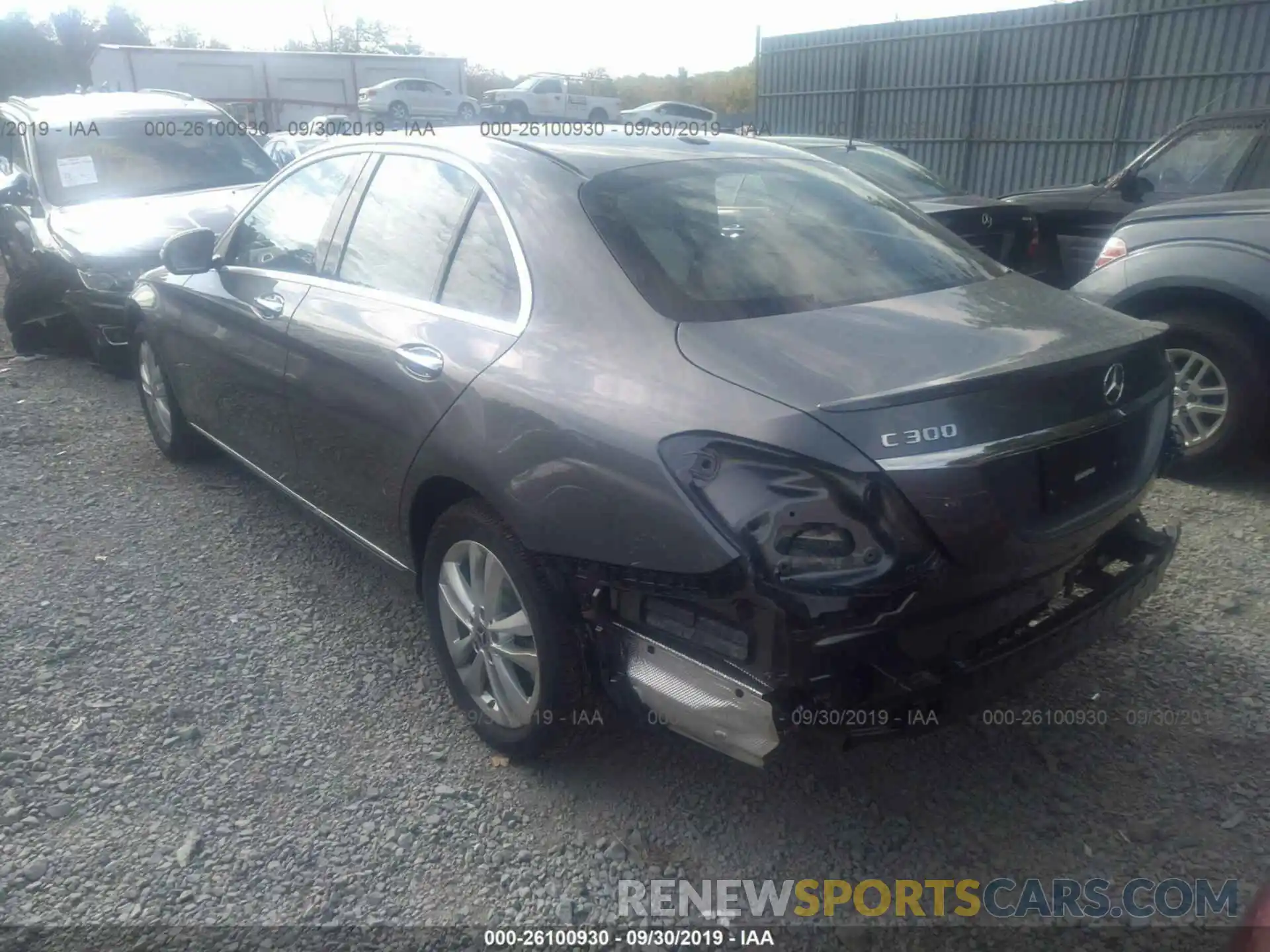 3 Photograph of a damaged car 55SWF8EB0KU321802 MERCEDES-BENZ C 2019