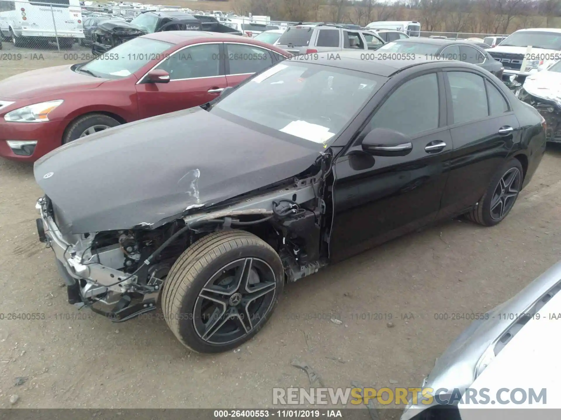 2 Photograph of a damaged car 55SWF8EB3KU317582 MERCEDES-BENZ C 2019