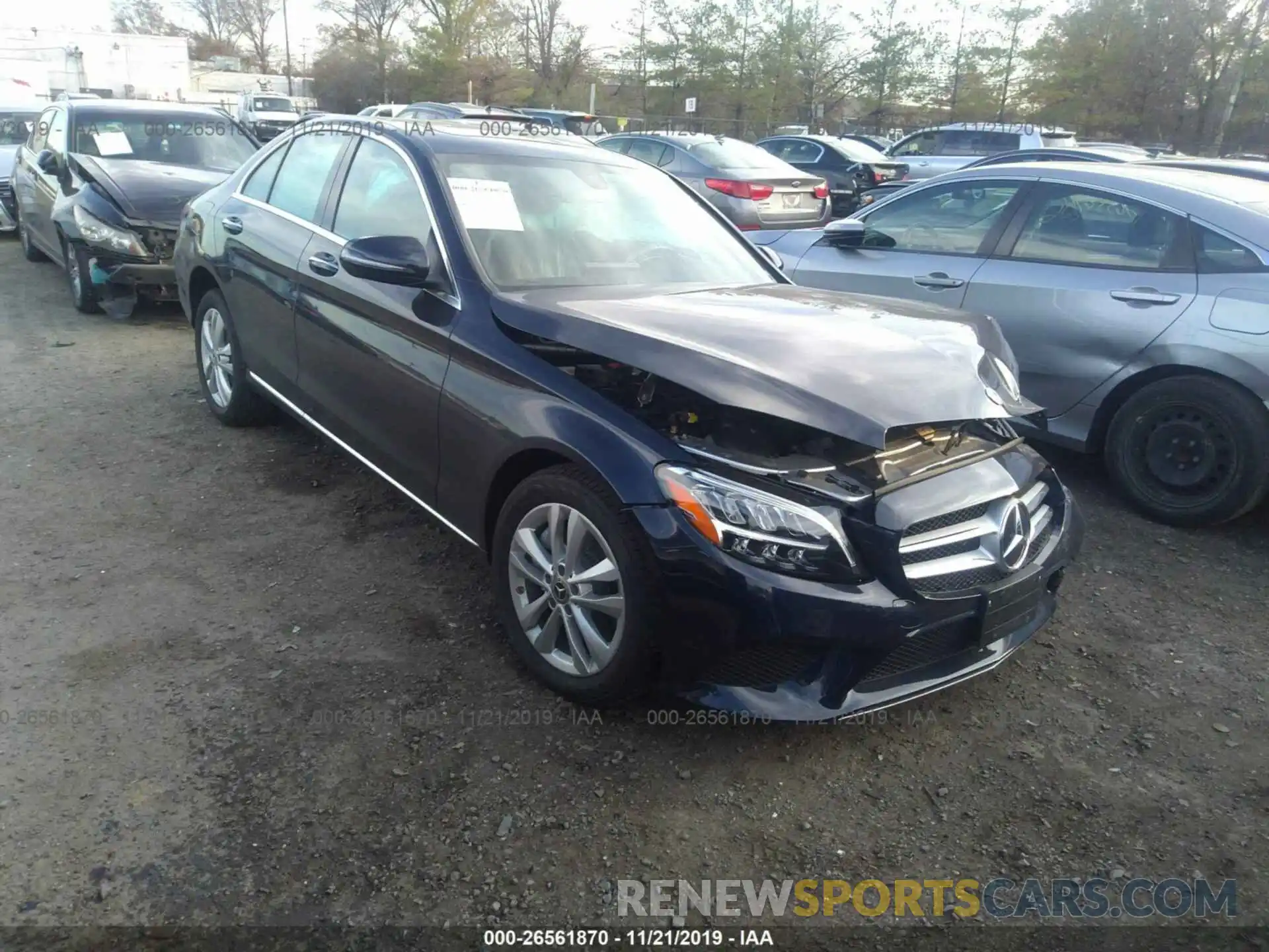 1 Photograph of a damaged car 55SWF8EB3KU322264 MERCEDES-BENZ C 2019