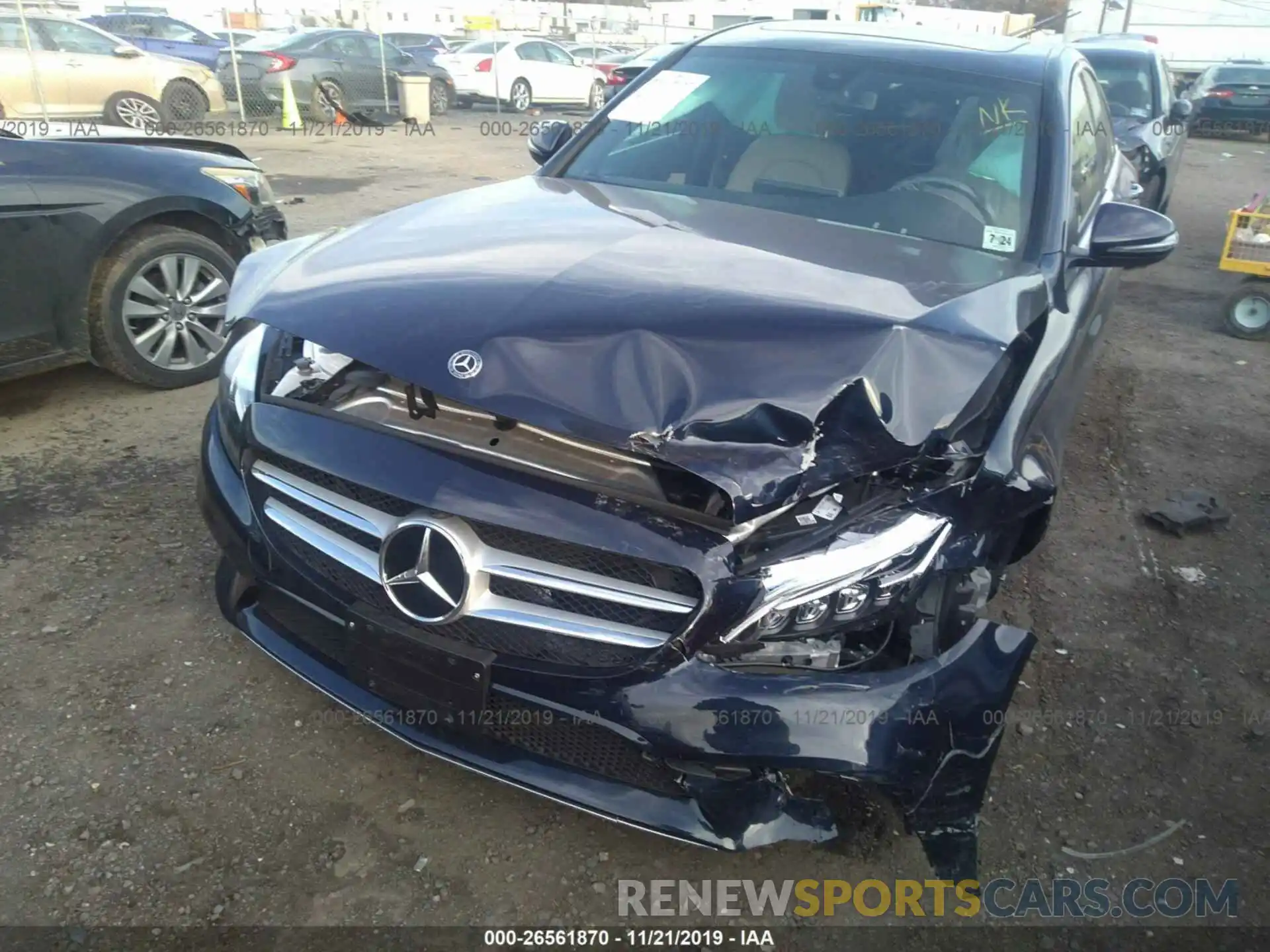 6 Photograph of a damaged car 55SWF8EB3KU322264 MERCEDES-BENZ C 2019