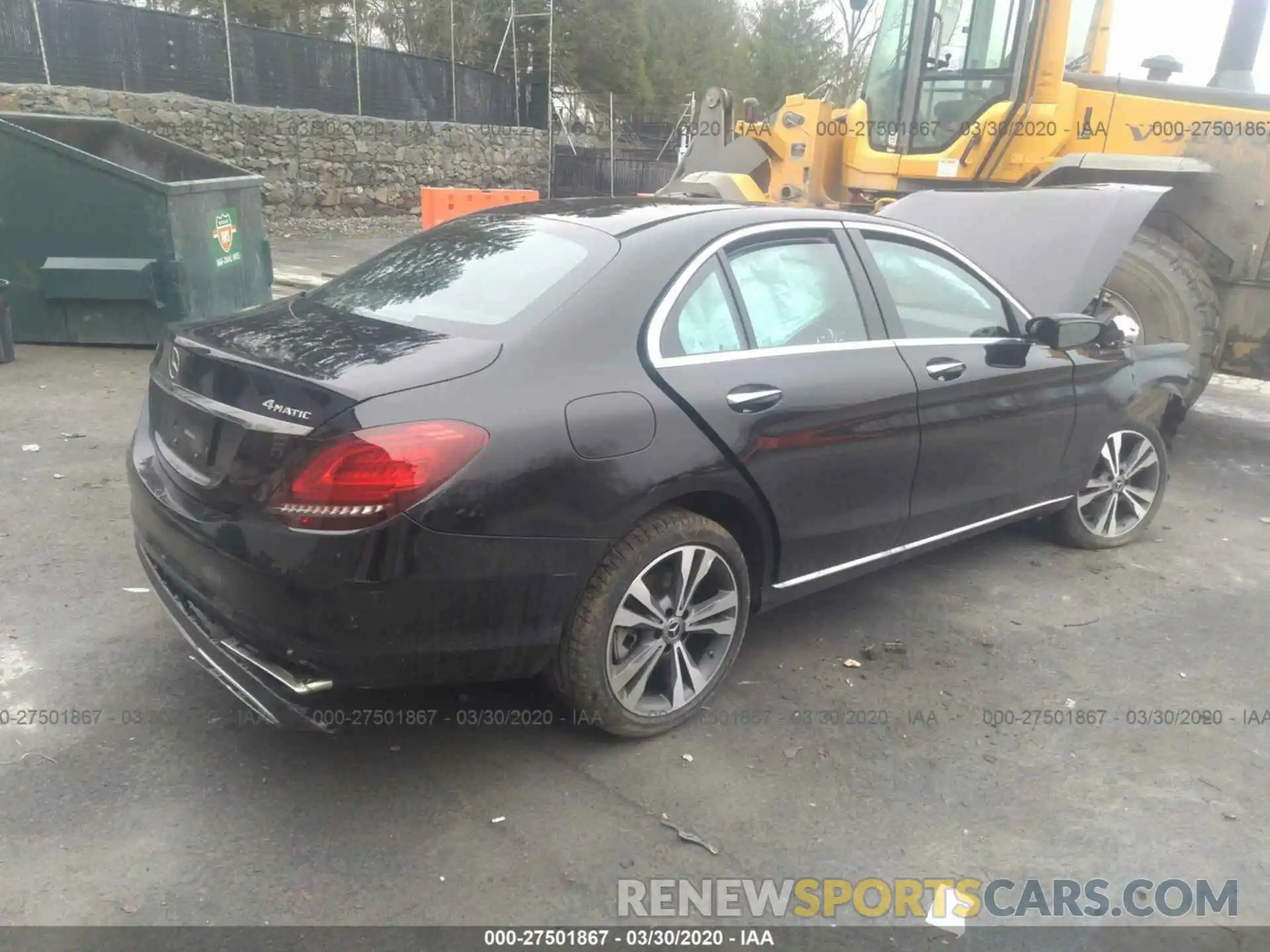 4 Photograph of a damaged car 55SWF8EB5KU291616 MERCEDES-BENZ C 2019