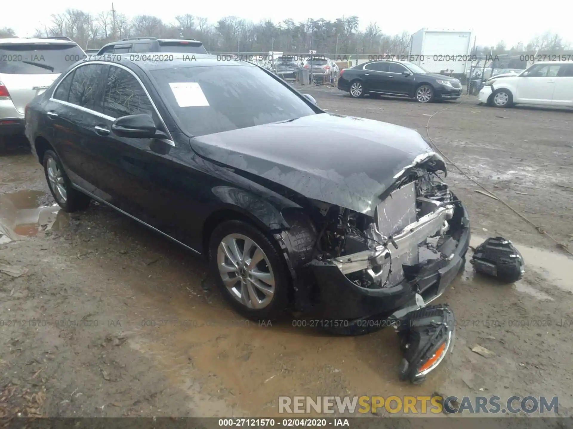 1 Photograph of a damaged car 55SWF8EB6KU287848 MERCEDES-BENZ C 2019