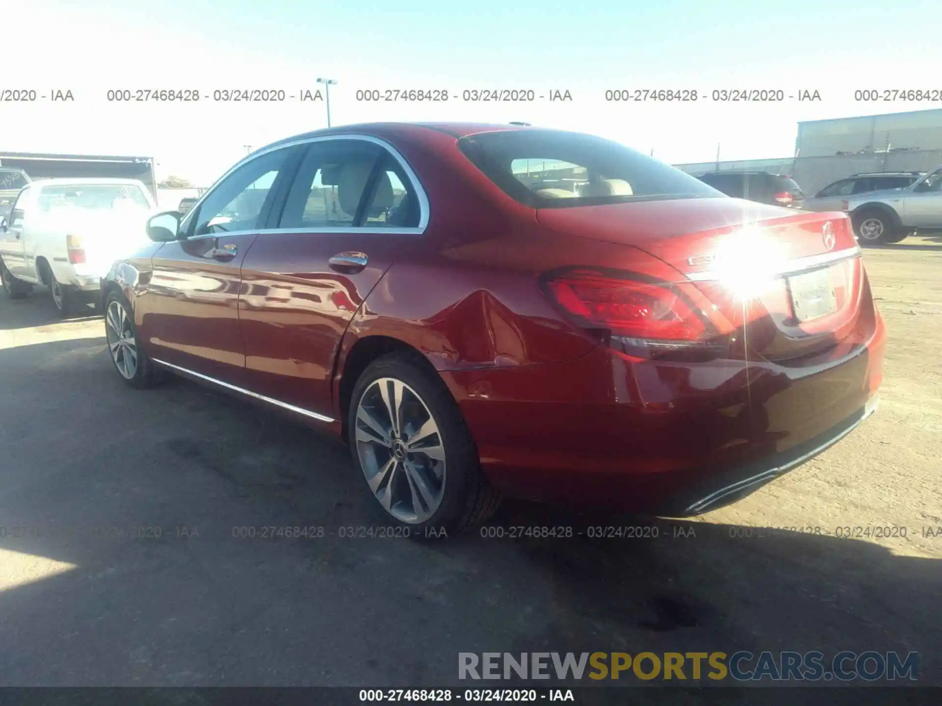 3 Photograph of a damaged car 55SWF8EB7KU292508 MERCEDES-BENZ C 2019