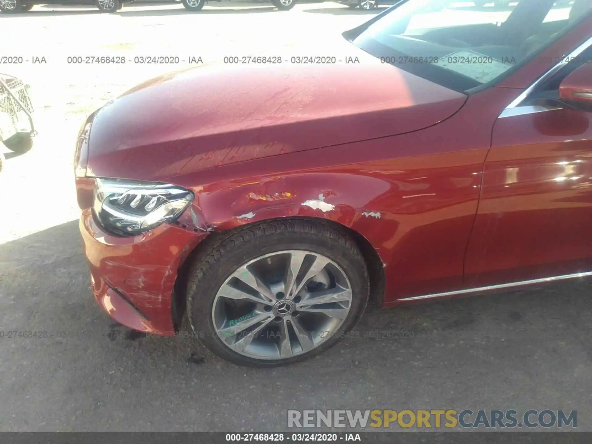 6 Photograph of a damaged car 55SWF8EB7KU292508 MERCEDES-BENZ C 2019