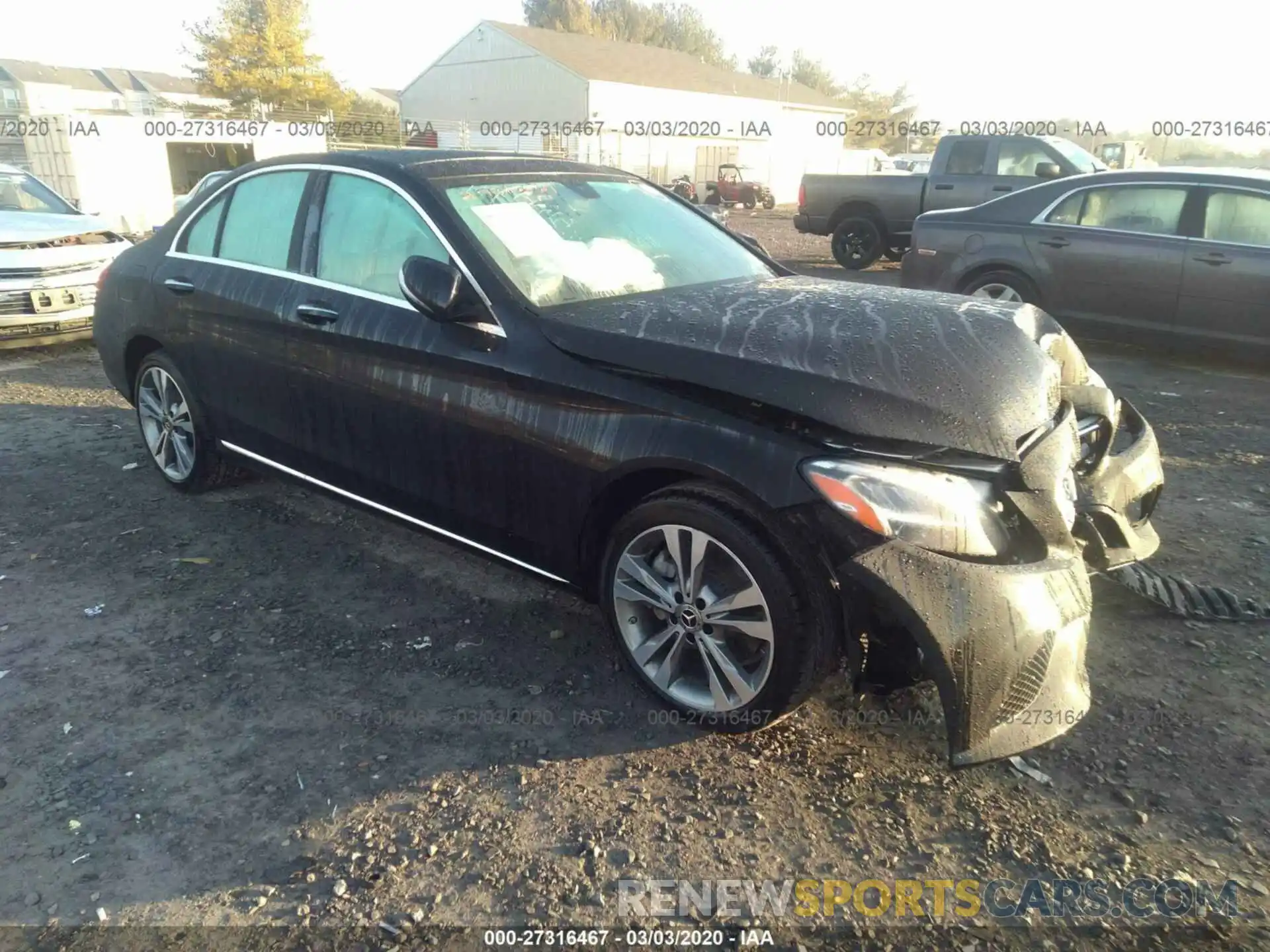 1 Photograph of a damaged car 55SWF8EB7KU301014 MERCEDES-BENZ C 2019