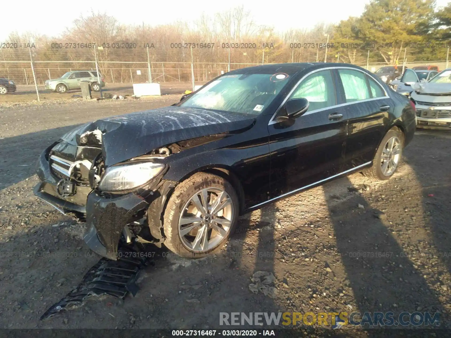 2 Photograph of a damaged car 55SWF8EB7KU301014 MERCEDES-BENZ C 2019